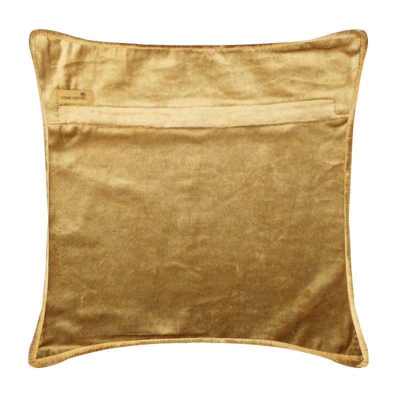 Luxury Beige Gold Velvet Throw Pillow Cover - Soft Decorative Cushion Case for Sofa, Bed & Home Decor - Perfect for Living Room, Bedroom & Cozy Spaces