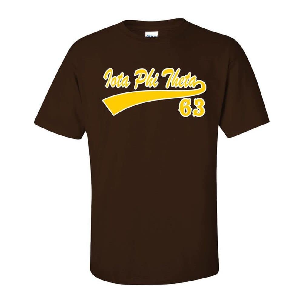 Greekgear Iota Phi Theta Fraternity Tail Tee - Comfortable Cotton T-Shirt for Brotherhood Events, College Parties & Greek Life Apparel