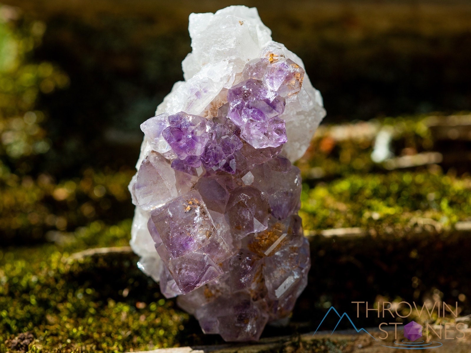 Natural Amethyst Raw Crystal Cluster - February Birthstone, Healing Stone, Unique Spiritual Gift for Women & Men, Boho Home Decor for Living Room, Bedroom, Office | 39937 | Perfect for Meditation, Energy Cleansing & Feng Shui