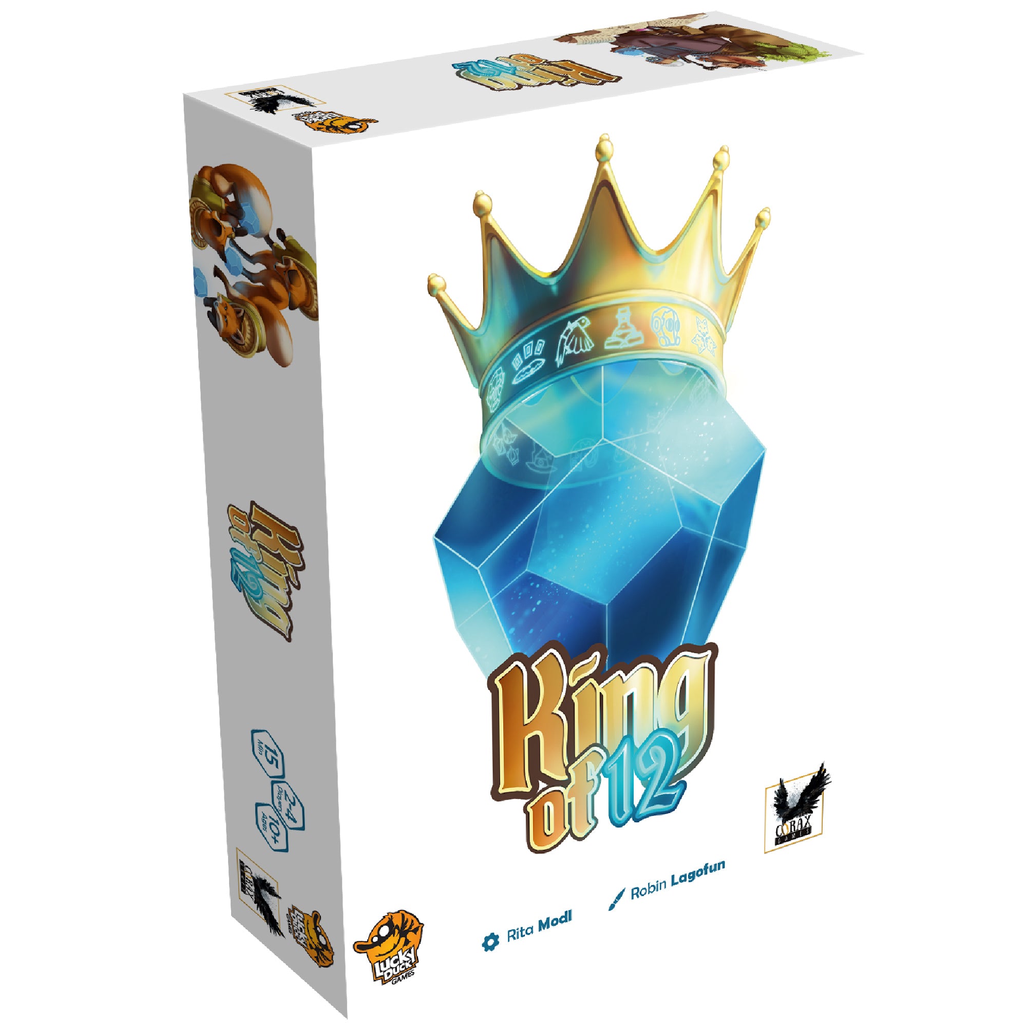 King of 12 - Premium Quality Playing Cards for Poker, Blackjack & Magic Tricks | Perfect for Game Nights, Casino Parties & Cardistry