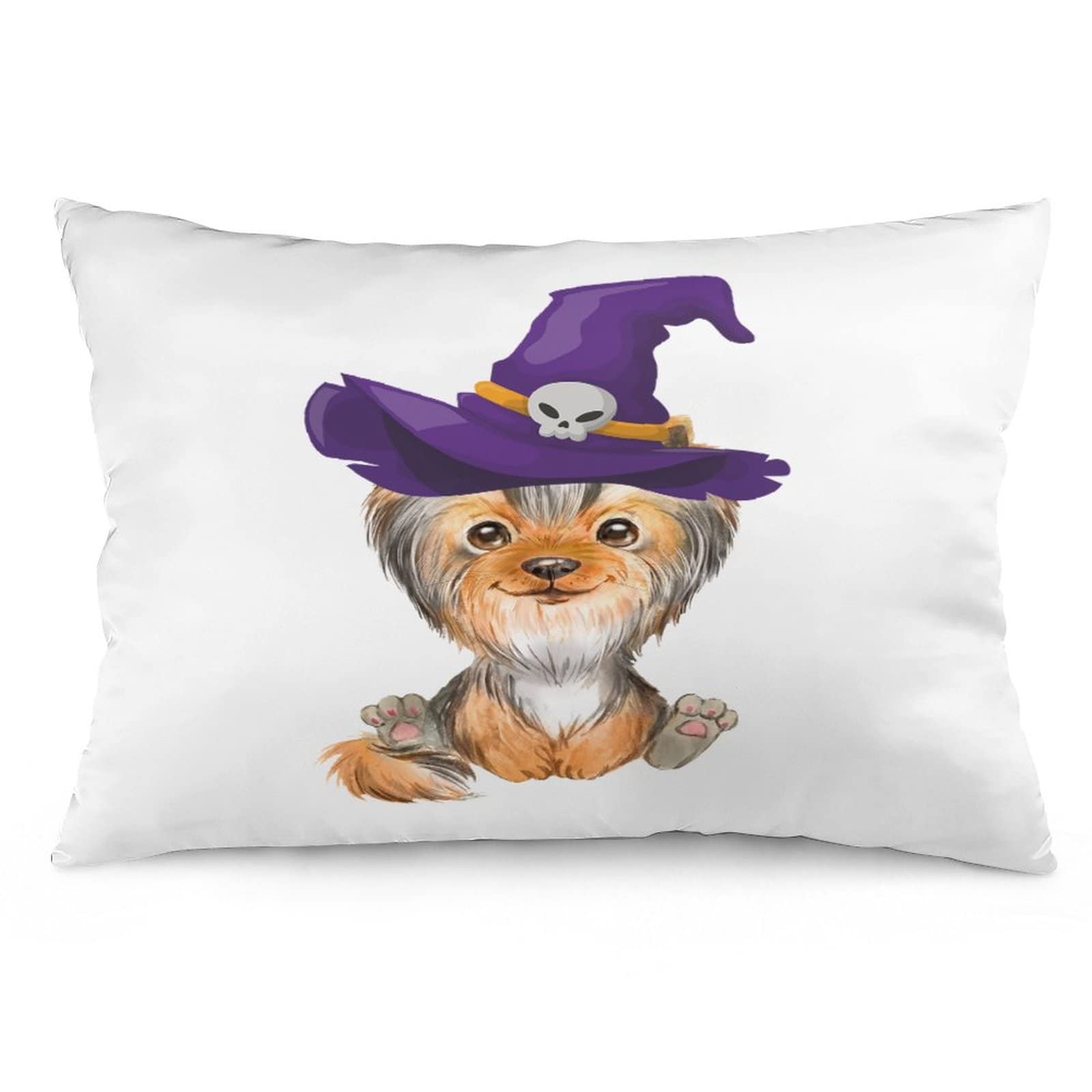 Halloween Dog Witch Hat Pillowcase - 20
