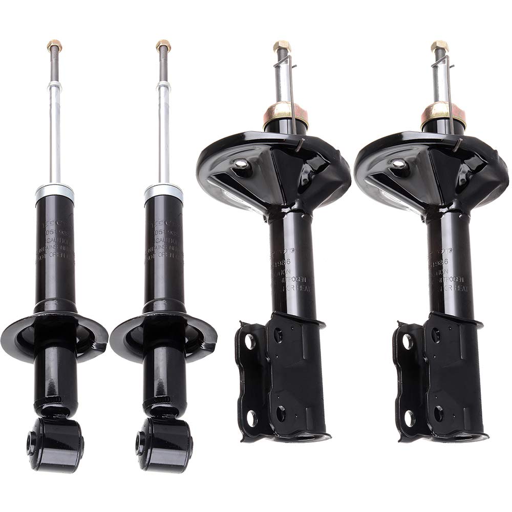 High-Performance Front & Rear Shock Absorbers for 2002-2005 Mitsubishi Lancer - 4pc Set - Smooth Ride & Enhanced Handling - Perfect for Daily Commuting & Road Trips