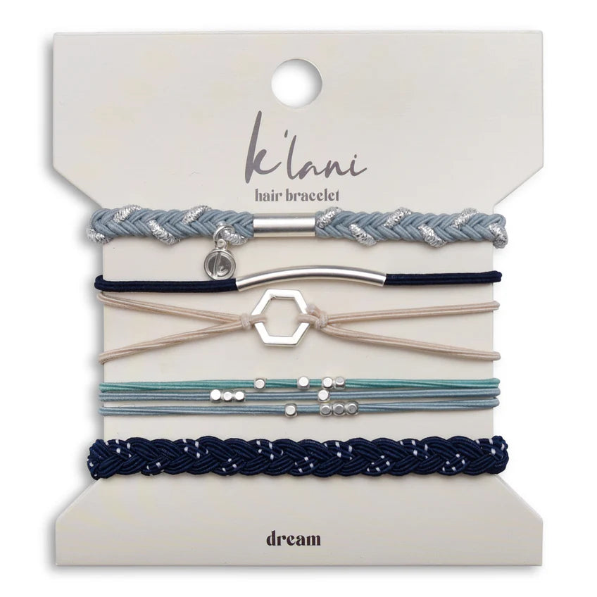 Dream Hair Tie Bracelet - Adjustable Wristband for Women & Girls - Perfect for Workouts, Yoga, Running & Everyday Use