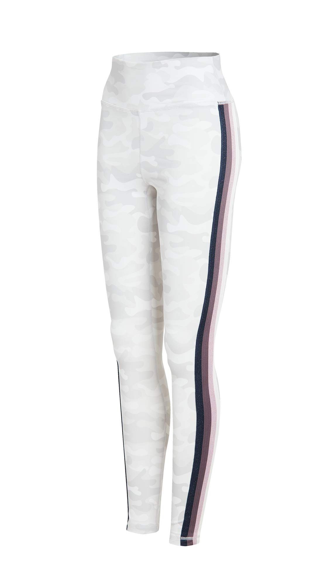 Spiritual Gangster Essential High Waist Leggings with Tape - Winter Camo Print - Size Small - Yoga, Gym & Lounge Wear for Women