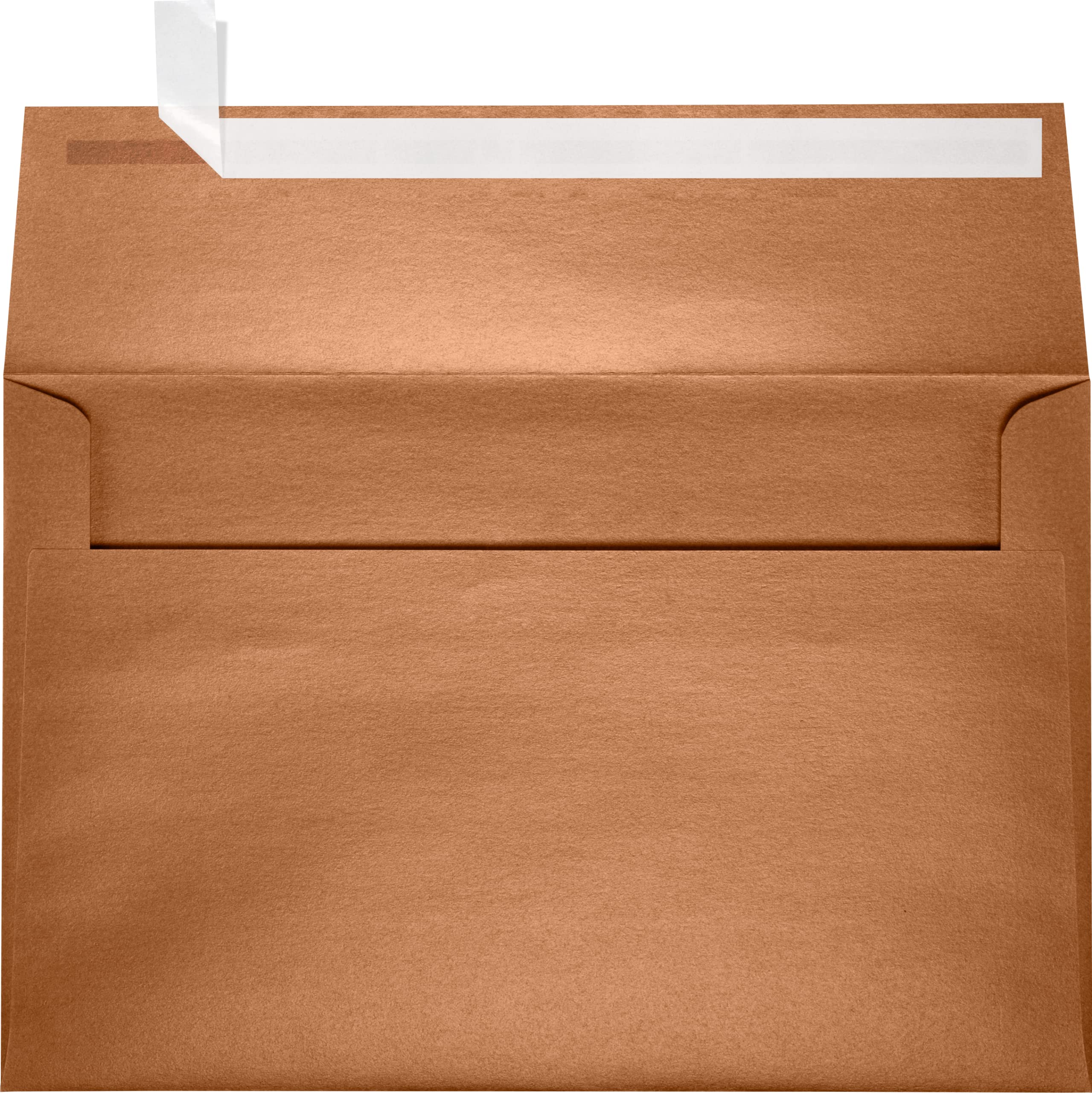 Premium LUXPaper A9 Printable Invitation Envelopes - 80 lb. Copper Metallic, 5 3/4 x 8 3/4 Size, Peel & Press Seal, 1000 Pack - Perfect for Wedding Invitations, Business Cards, Greeting Cards and Special Events