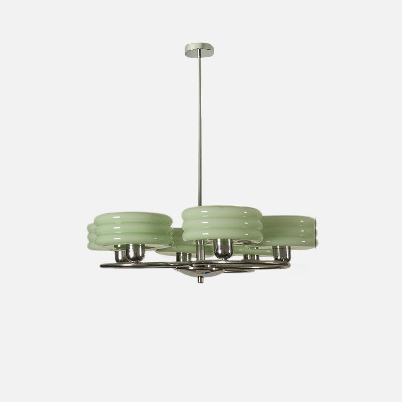 Vetiver Glass Chandelier - Elegant Handmade Crystal Ceiling Light Fixture for Dining Room, Living Room & Bedroom | Perfect for Modern Home Decor & Wedding Venue Lighting