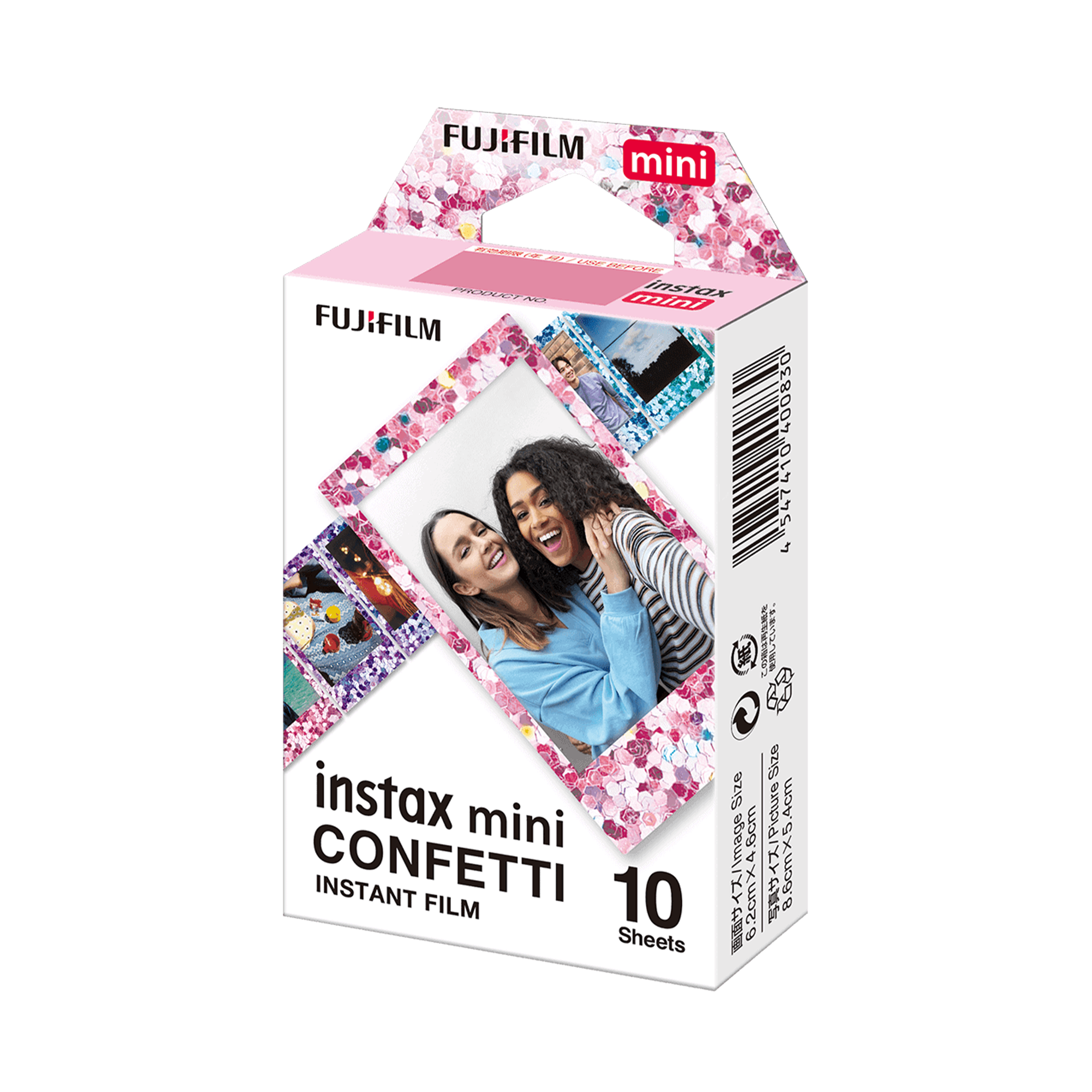 Fujifilm Instax Mini Confetti Instant Film - 10 Exposures | Colorful Party & Wedding Photo Paper for Polaroid Cameras | Perfect for Birthday Celebrations, Baby Showers & Special Events