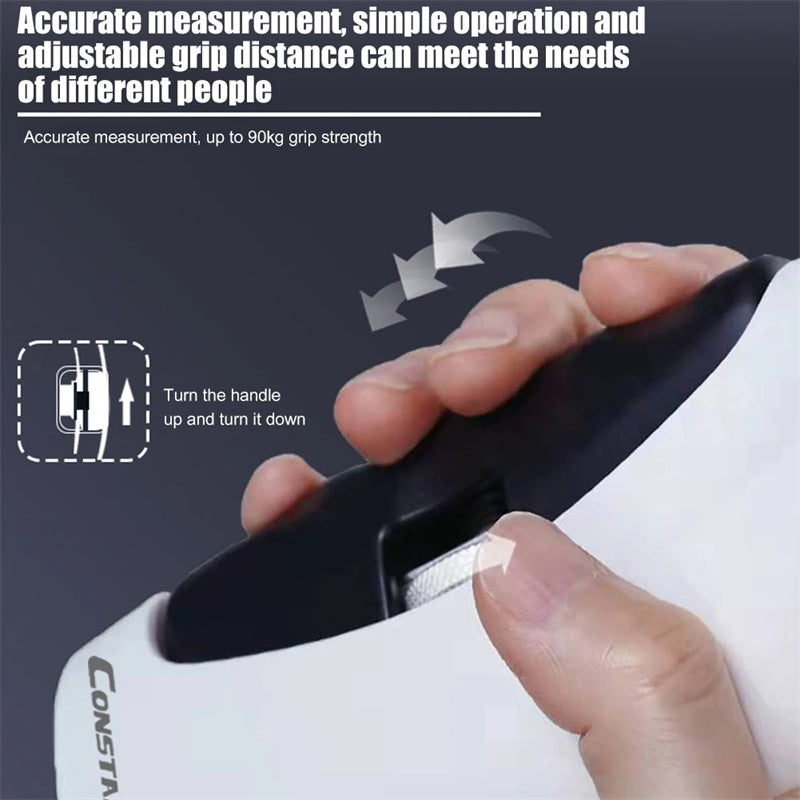 Digital Electric Hand Gripper with Auto Counting - Hand Dynamometer for Strength Training & Grip Measurement - Perfect for Home Gym, Physical Therapy & Fitness Enthusiasts