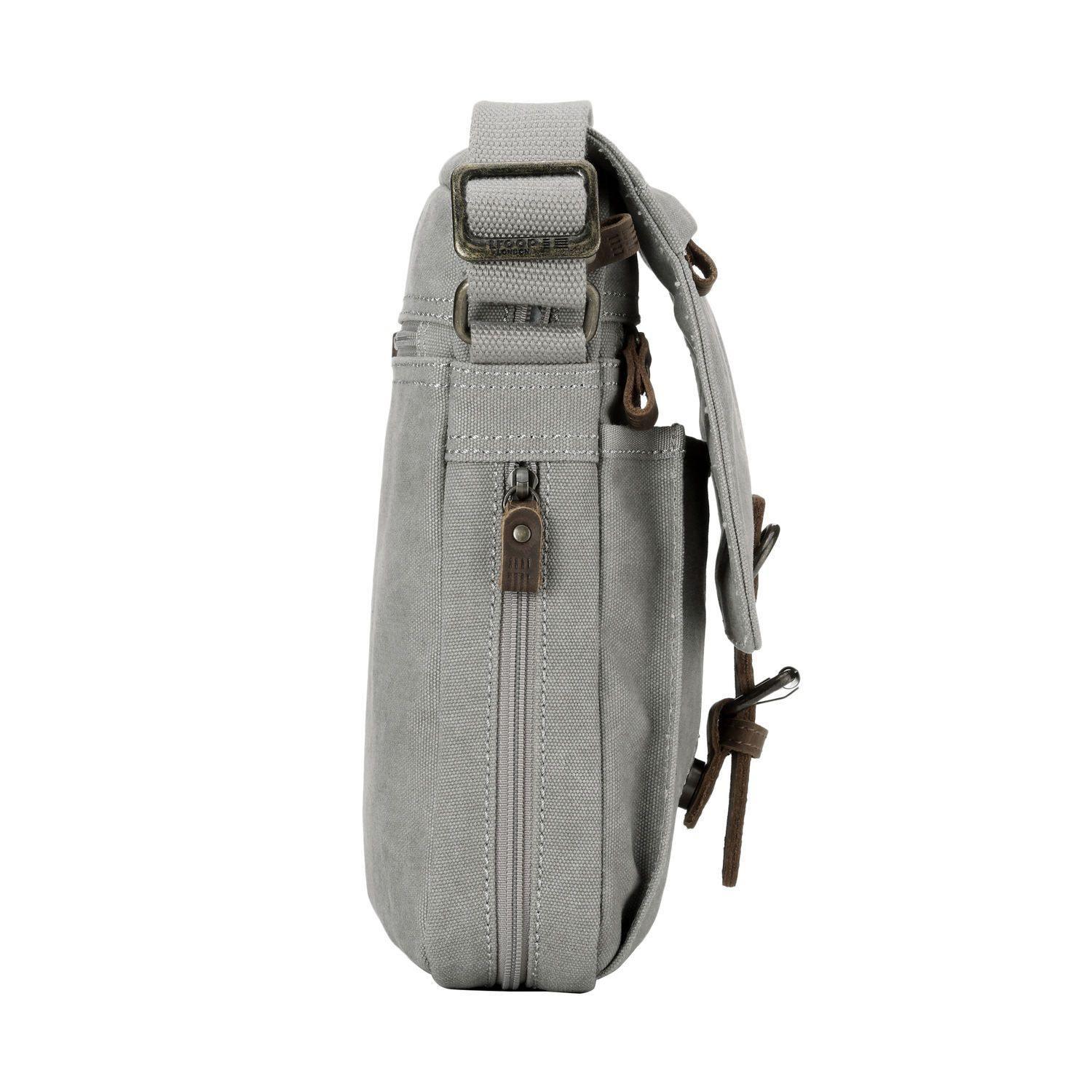 TRP0211 Troop London Classic Canvas Crossbody Bag for Men & Women - Stylish & Durable Everyday Shoulder Bag for Work, Travel & Casual Outings