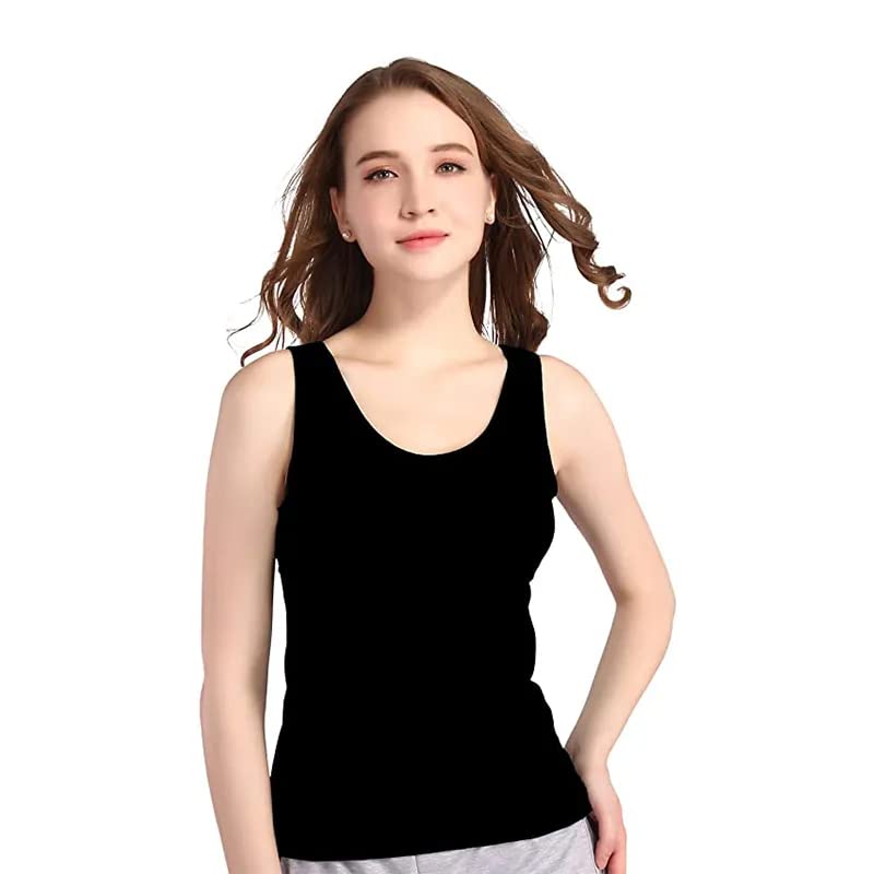 Boolavard Women's Sleeveless Tank Tops - Breathable Layering Undershirts for Summer, Workout & Casual Wear