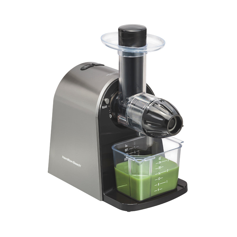 Hamilton Beach 67951 Slow Masticating Juicer - Cold Press Juicer for Fruits and Vegetables - Perfect for Healthy Juicing at Home or Office