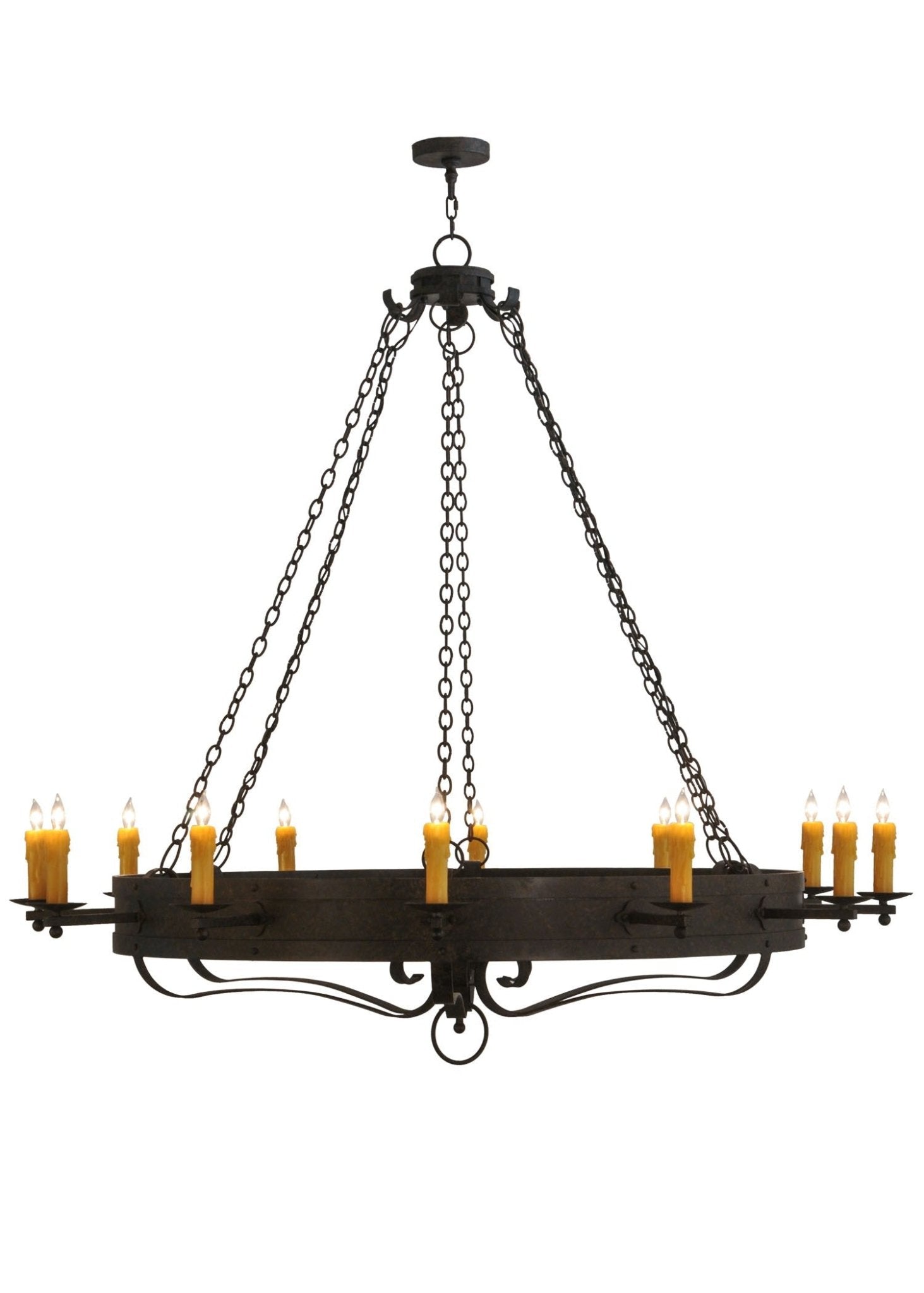 12-Light Crystal Chandelier for Dining Room - Modern Elegant Ceiling Light Fixture with LED Bulbs, Perfect for Home Decor, Wedding Venues & Restaurants