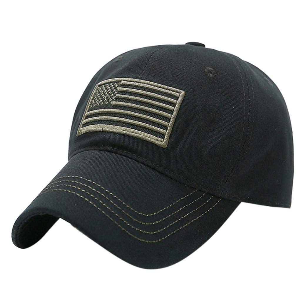 Vintage Embroidery Baseball Cap - Adjustable USA Flag Hat for Men & Women - UV Protection Outdoor Sports Hat - Perfect for Summer, Beach, Travel, and Sun Protection