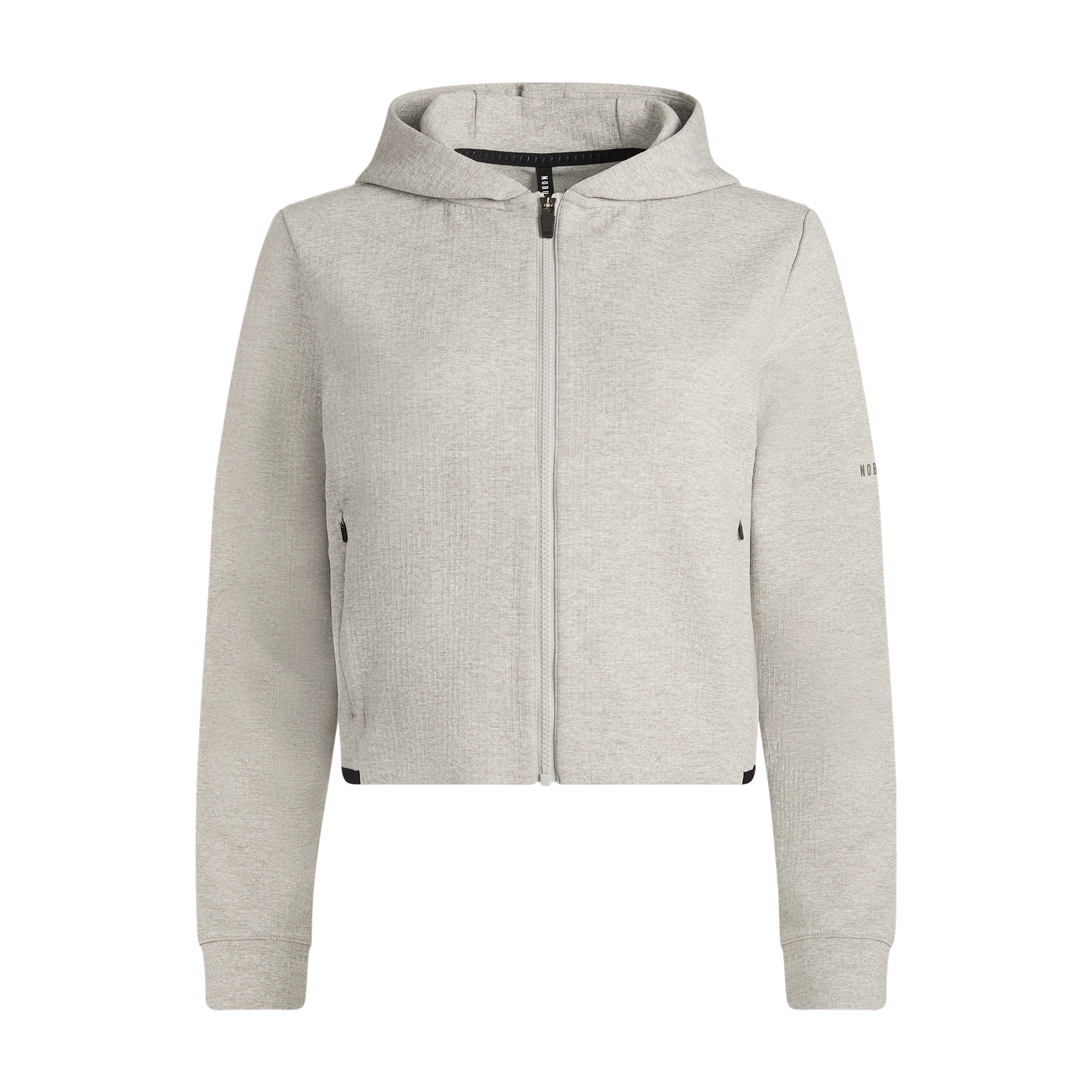 Women's Drive Cropped Zip Up Hoodie - Lightweight Fleece Jacket for Casual Wear & Outdoor Activities | Perfect for Running, Gym & Street Style