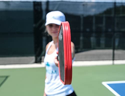 Diadem Warrior Edge Pickleball Paddle - Carbon Fiber Surface for Maximum Spin & Control, 16mm Polymer Core - Perfect for Competitive Play & Tournament Use
