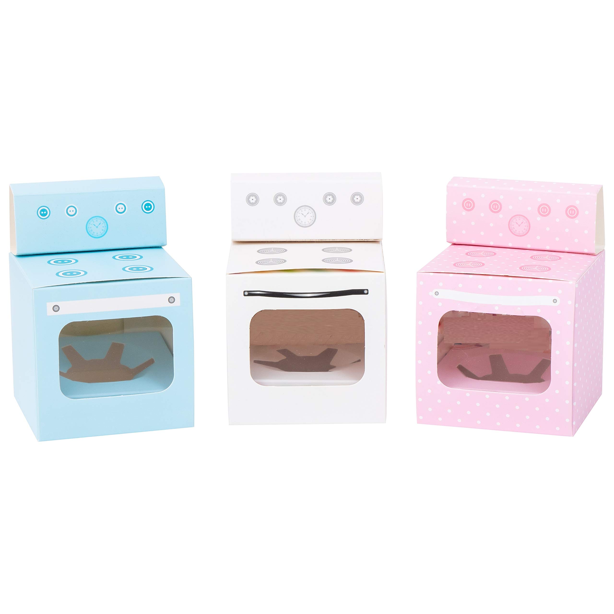 Baby Shower Cupcake Boxes - 12 Pack Blue Gender Reveal Party Favors for Boy or Girl - Perfect for Baby Showers, Gender Reveal Parties & Celebrations