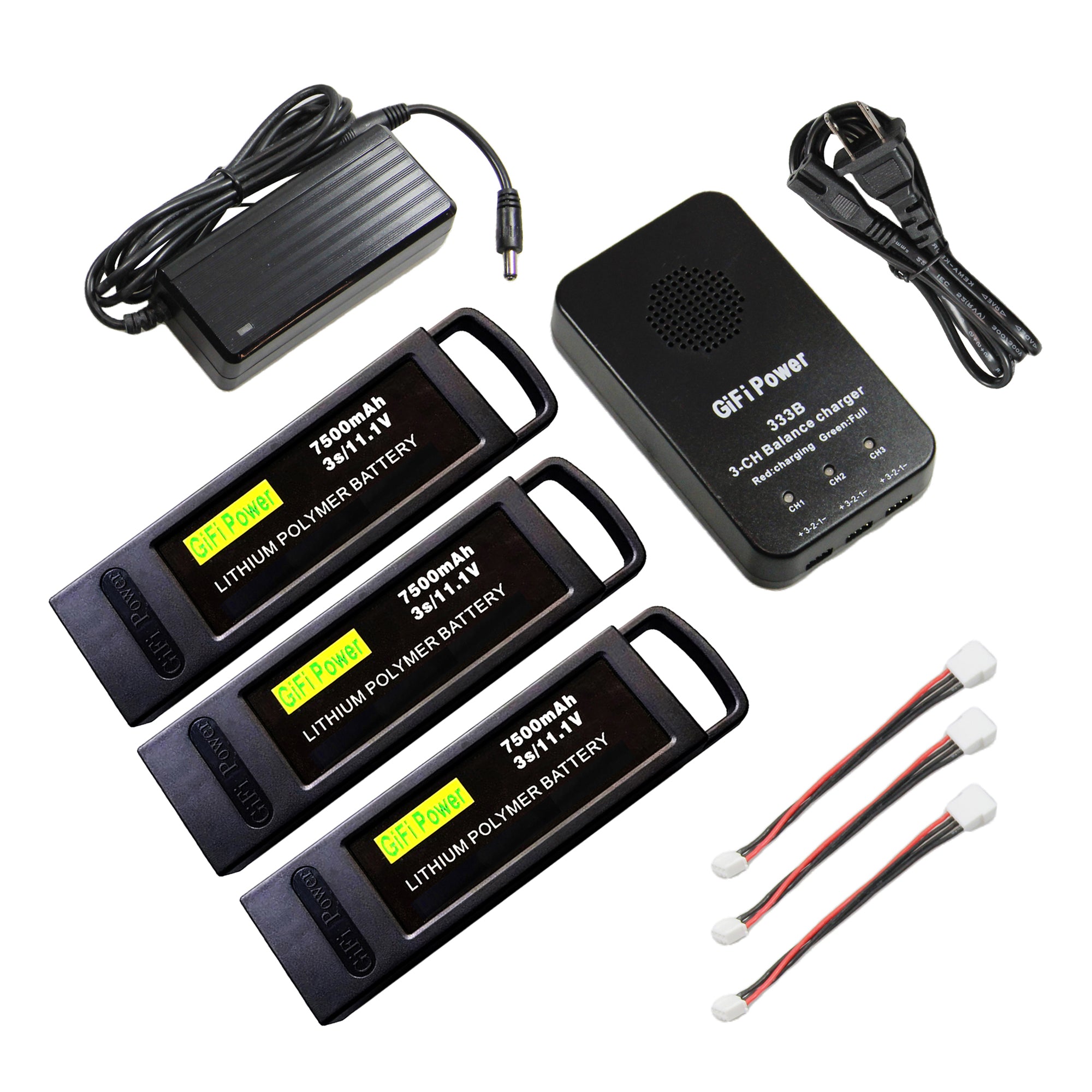 Yuneec Q500 3-in-1 LiPo Battery Balance Charger for RC Drones - Fast Charging & Safe Protection | Perfect for Aerial Photography & FPV Racing