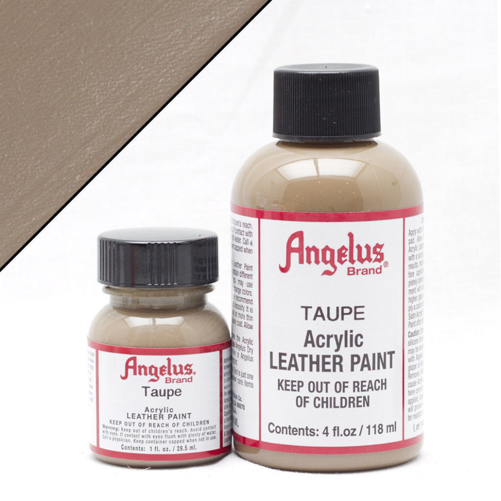 ANGELUS Acrylic Leather Paint - 4 fl oz Bottle for Leather Shoes, Bags & Jackets - Premium Waterproof Leather Dye for DIY Craft & Repair Projects