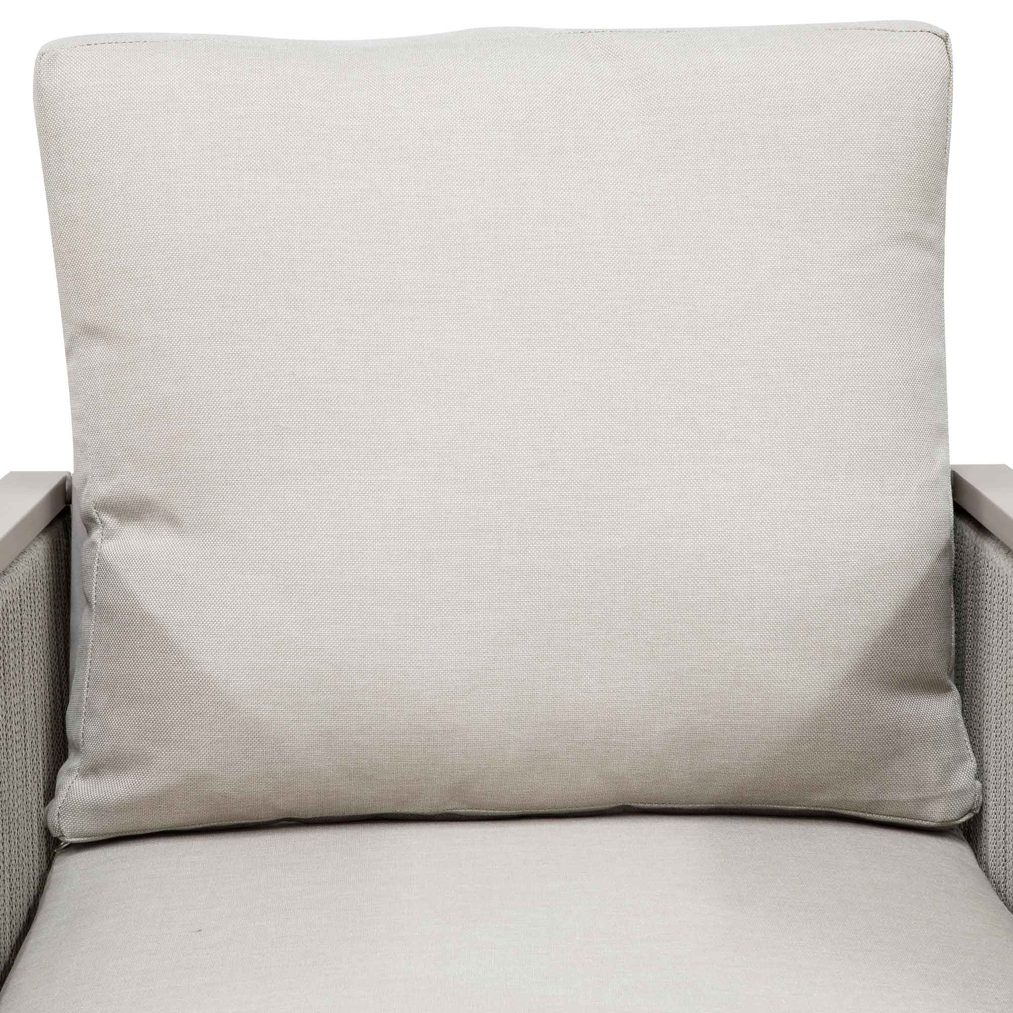 Premium 4-Piece Outdoor Aluminum Patio Sofa Set - Light Grey (DG56) - Perfect for Backyard, Poolside & Garden Relaxation