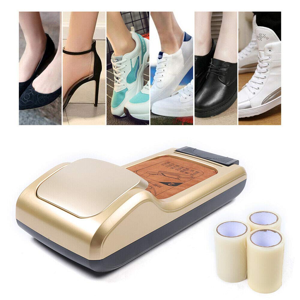 Automatic Shoe Cover Dispenser Machine - Hands-Free Disposable Shoe Covers for Home, Office & Hospital Use - Hygienic Floor Protection Solution