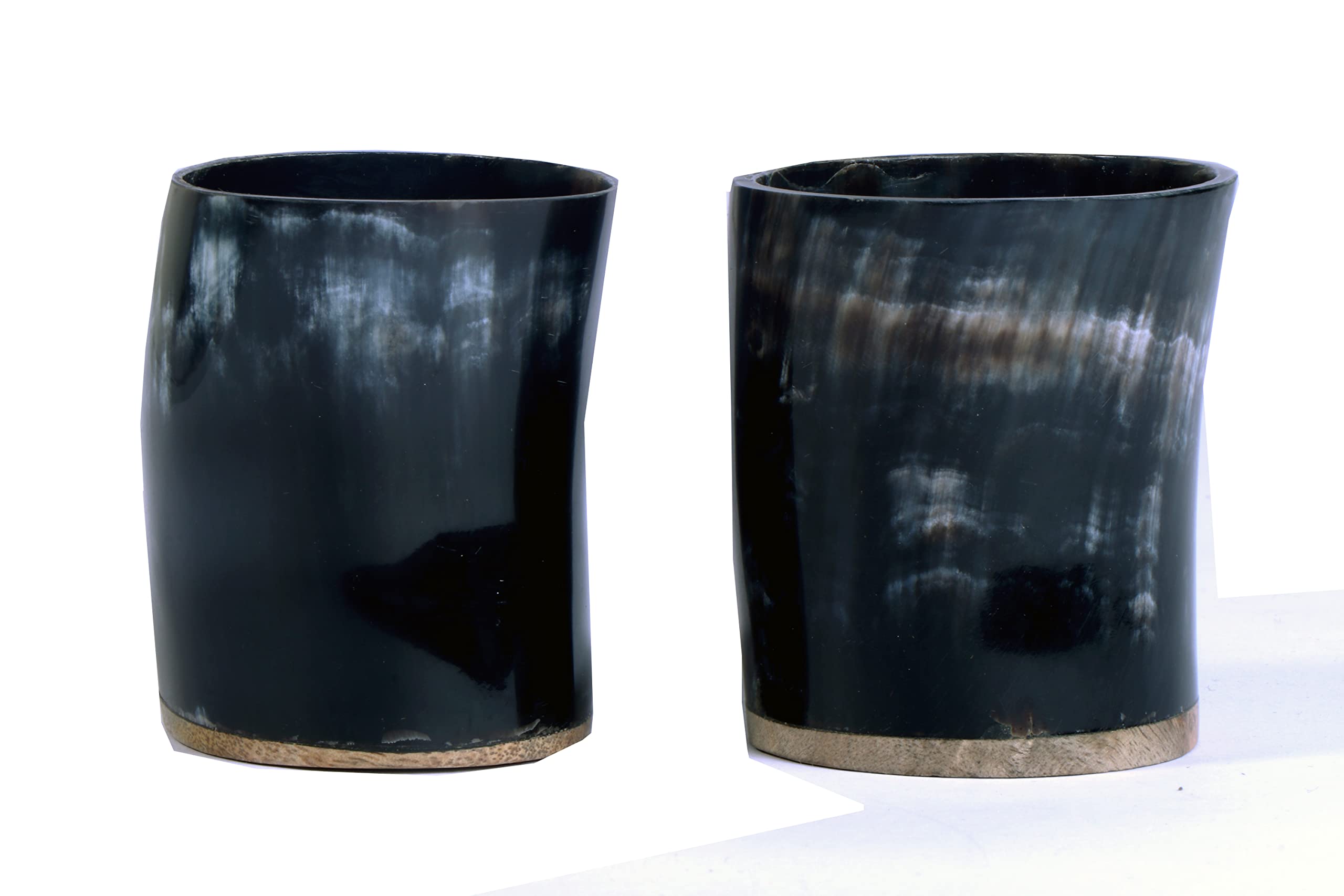Buddha4all Natural Genuine Buffalo Horn Shot Glass Set - 20 Pieces for Whiskey, Tequila, Beer & Wine - Perfect for Parties, Bars, Home Use & Unique Gifts