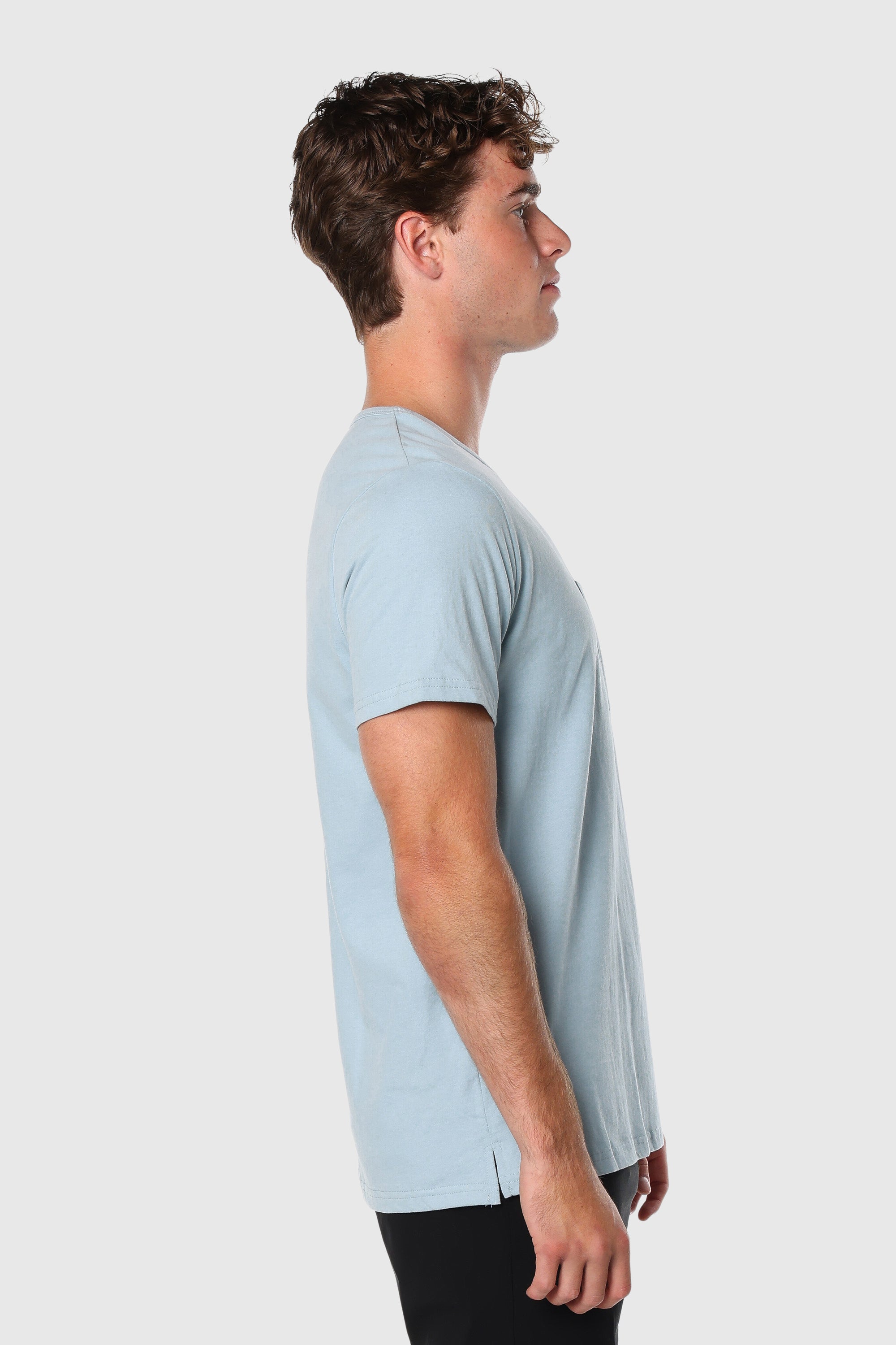 Horizon Pocket Tee - Soft Cotton Men's T-Shirt with Chest Pocket | Casual Everyday Wear for Men | Perfect for Work, Gym & Weekend Outings