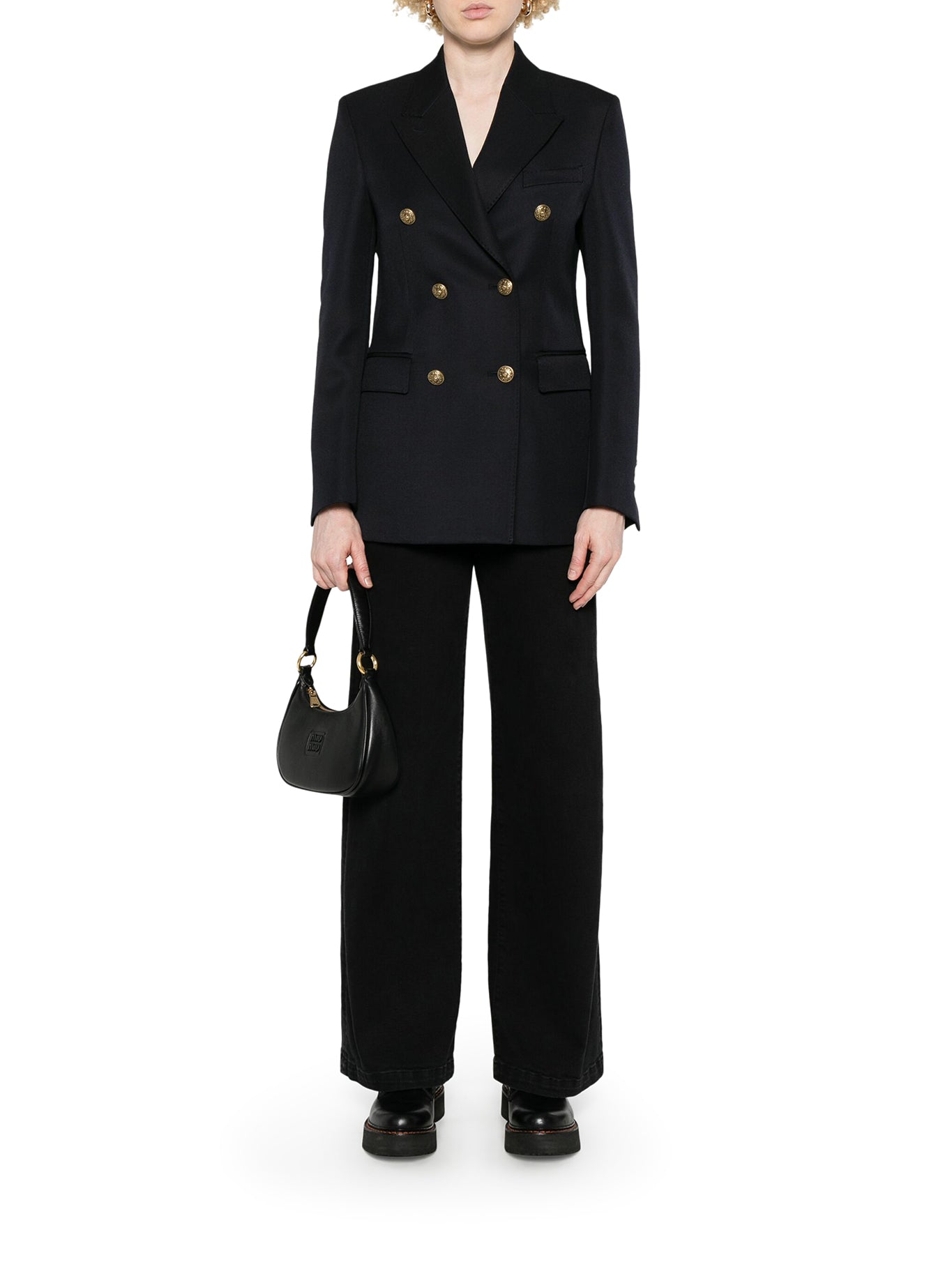 Double Breasted Wool Blend Blazer for Women - Elegant Office Wear & Business Casual Outfits | Perfect for Work, Meetings & Professional Events
