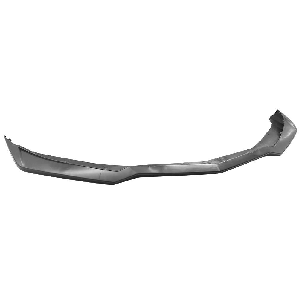 IKON MOTORSPORTS Front Bumper Lip for 2014-2015 Chevrolet Camaro | ZL1 Style Unpainted Black PP Polypropylene Front Lip Spoiler | Enhances Aerodynamics & Sporty Look for Street Racing & Car Shows