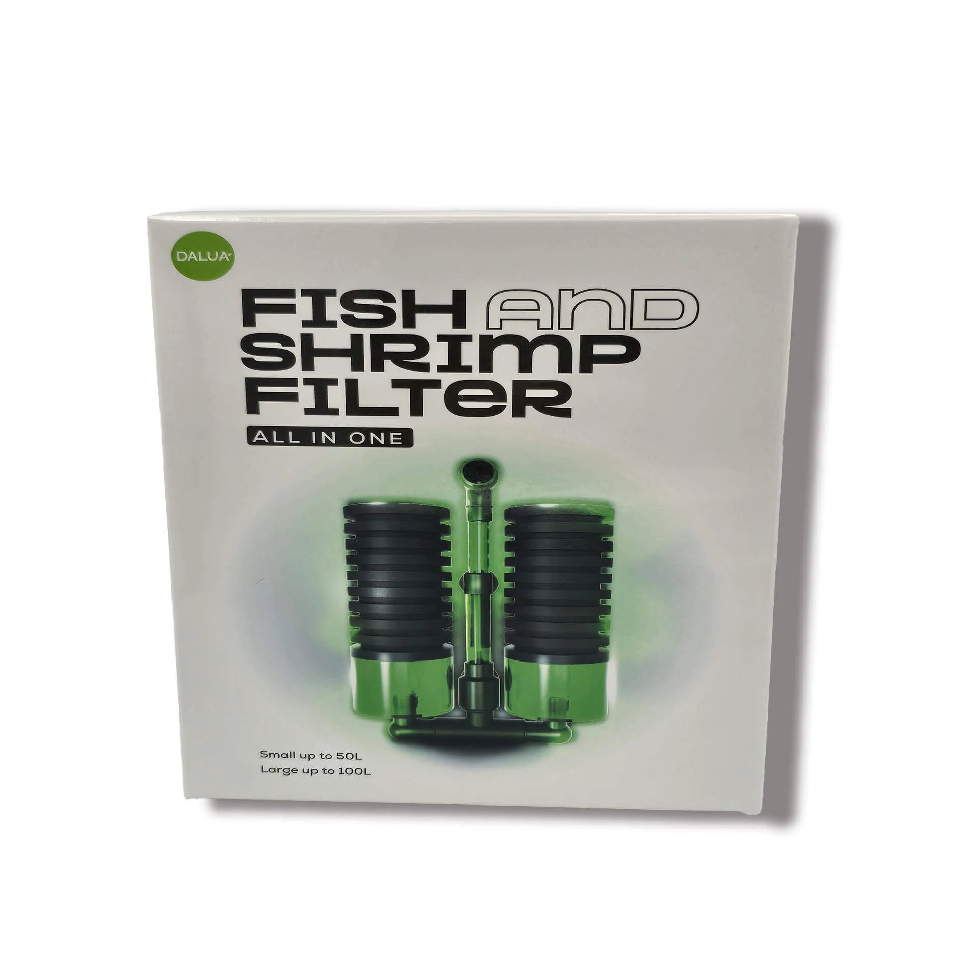 Dalua Premium Fish & Shrimp Aquarium Air Pump Filter - Quiet Oxygen Pump for Freshwater & Saltwater Tanks - Ideal for Home Aquariums, Fish Tanks, and Shrimp Breeding Tanks