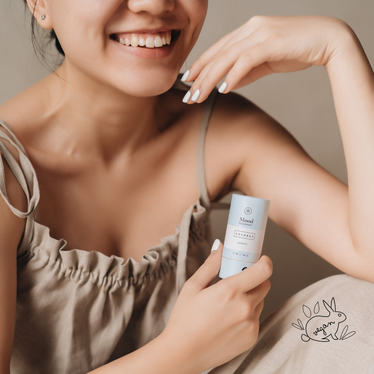 Mood Natural Deodorant - Vegan, Aluminum-Free & Cruelty-Free for Sensitive Skin | Fresh All-Day Protection for Workouts & Daily Use