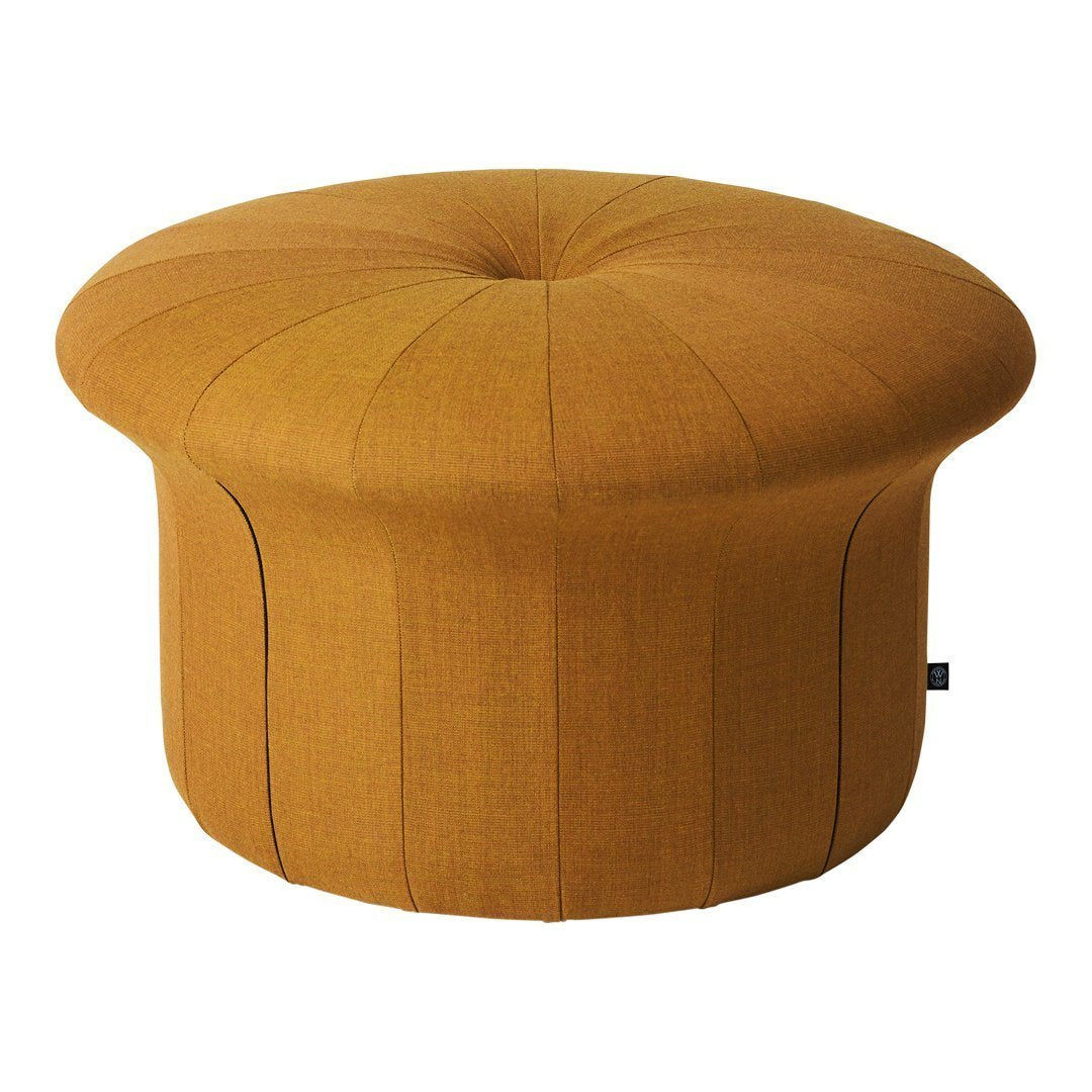 Rikke Frost Grace Pouf - Warm Nordic Style Footstool Ottoman for Living Room, Bedroom & Cozy Home Decor