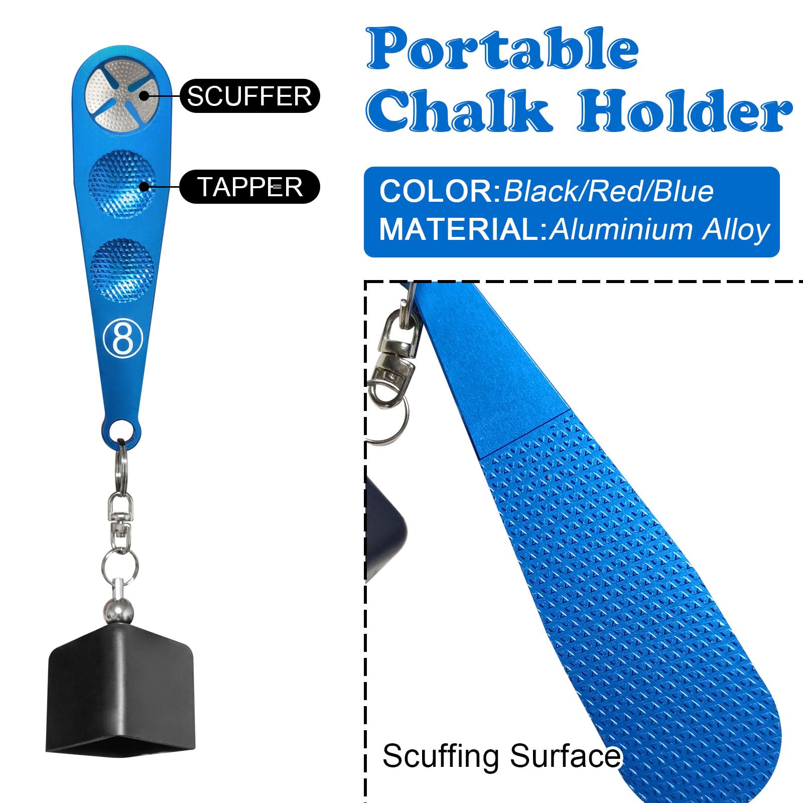 Portable Pool Cue Chalk Holder - Essential Billiards Accessory for Cue Enthusiasts | Perfect for Home Game Rooms, Bars & Professional Tournaments