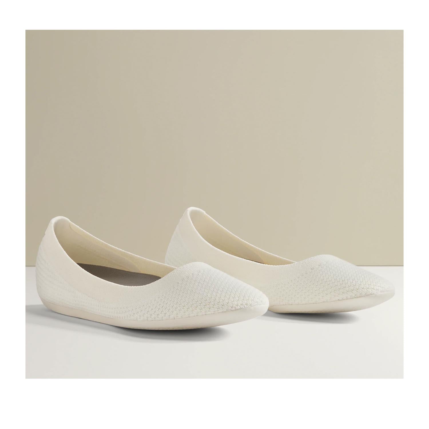 Allbirds Women's Tree Breezer Breathable Comfortable Slip-On Shoes - Natural White | Eco-Friendly Sneakers for Walking, Travel & Casual Wear