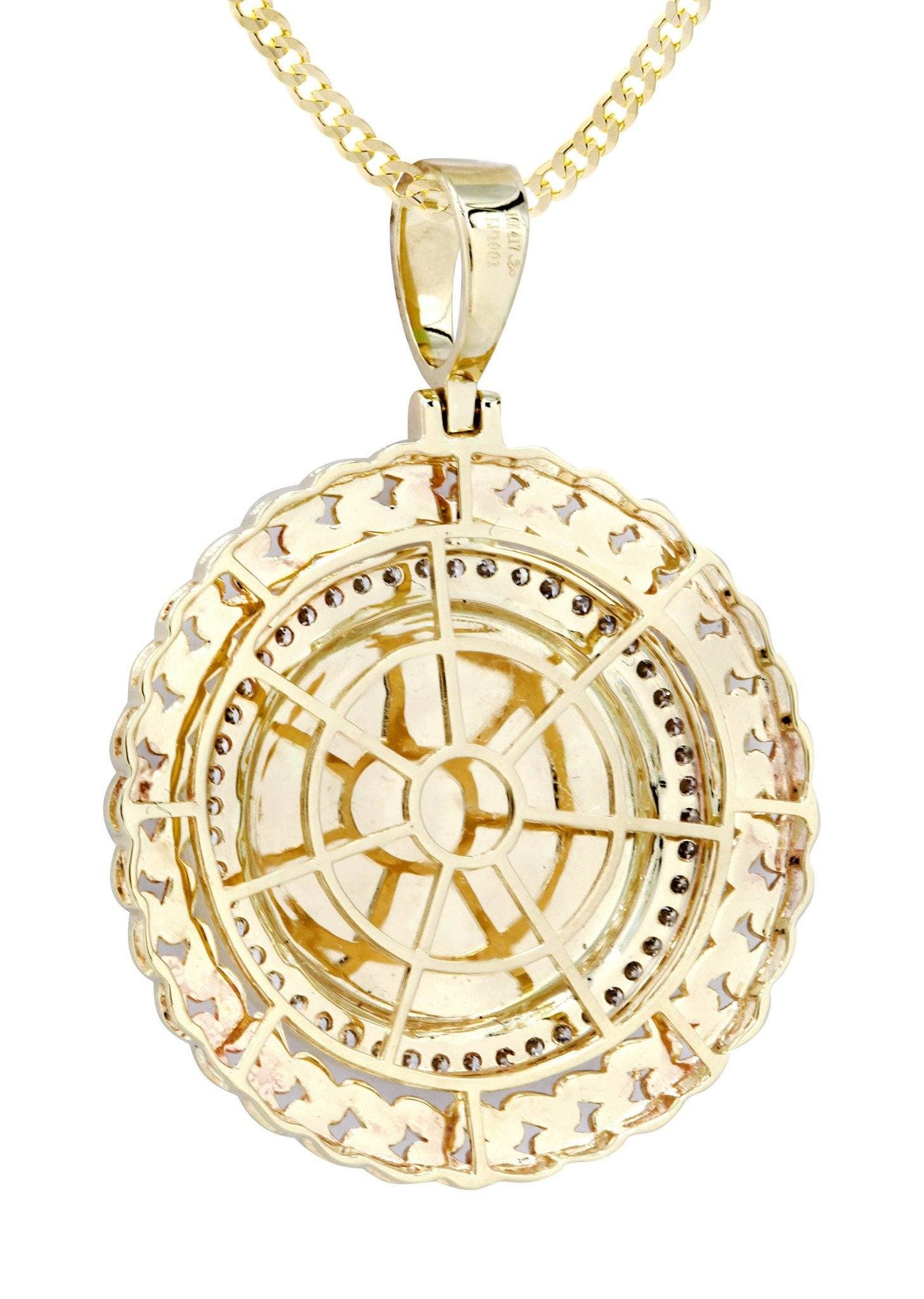 10K Yellow Gold Crown Diamond Necklace - 0.4 Carats | Elegant Jewelry Gift for Women | Perfect for Weddings, Anniversaries & Special Occasions