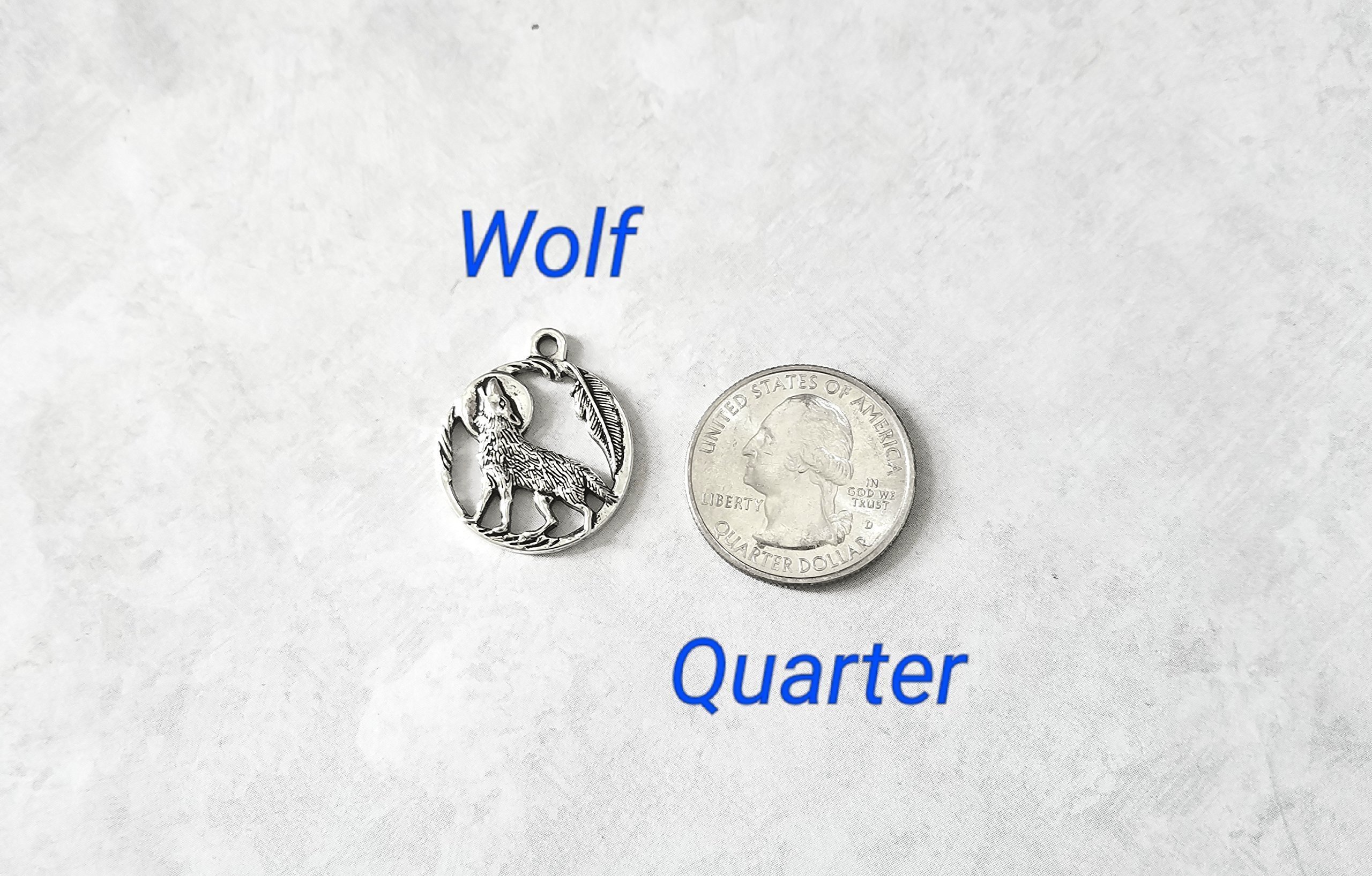 Handmade Wolf Earrings - Stainless Steel Ear Wires with Accent - Perfect for Gothic Fashion, Nature Lovers & Unique Jewelry Gifts