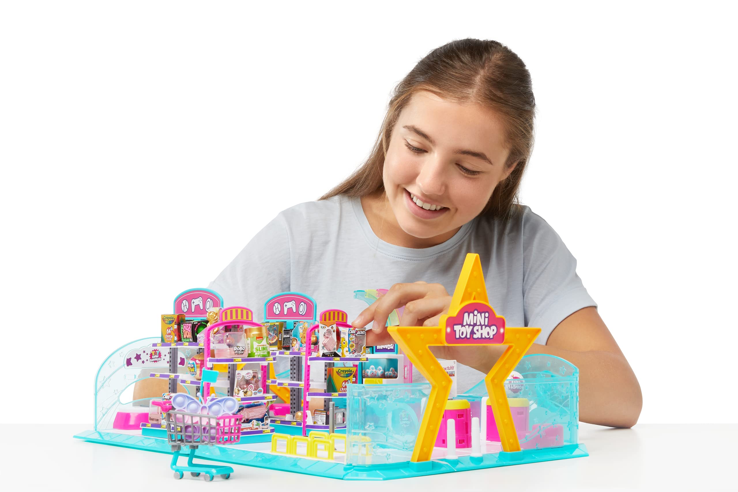 ZURU Mini Brands Series 2 - 5 Surprise Mini Toy Shop Playset with Exclusive Mystery Collectible Toys | Fun Pretend Play for Kids, Perfect for Birthday Gifts & Collectors