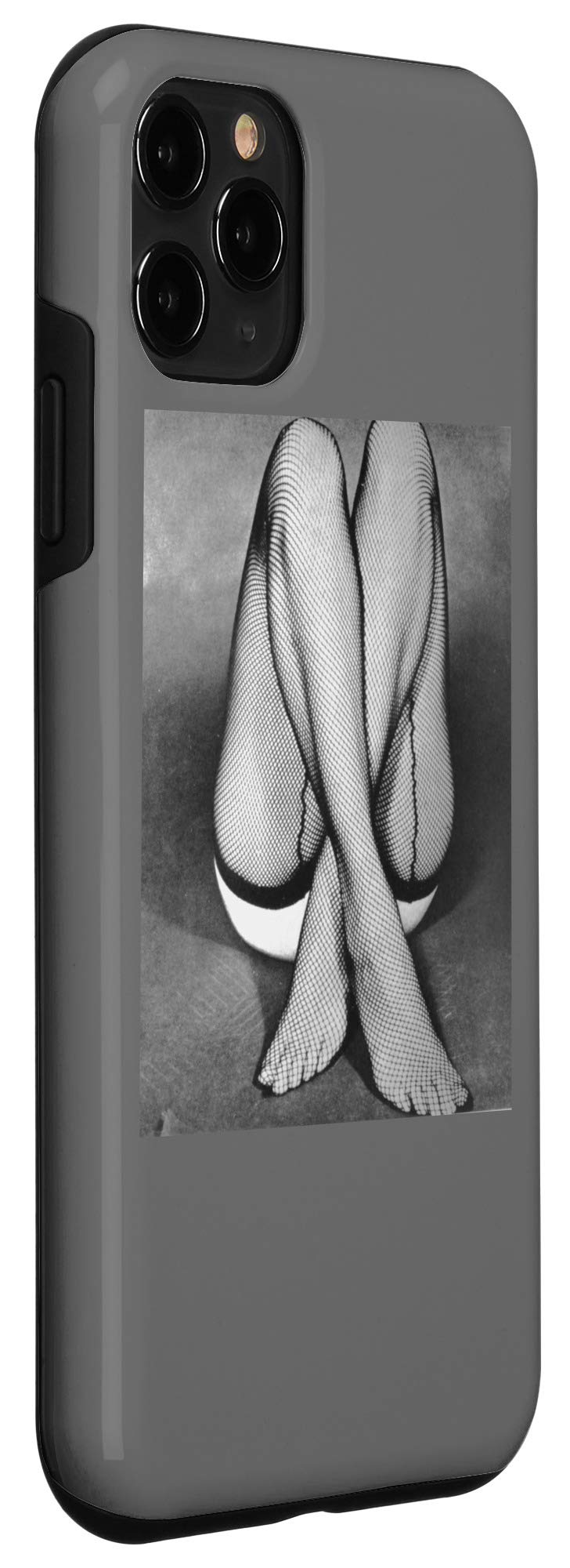 iPhone 11 Pro Case - Vintage Fishnet Design for Women | Stylish & Protective Phone Cover | Perfect for Night Out, Cosplay & Fetish Fashion