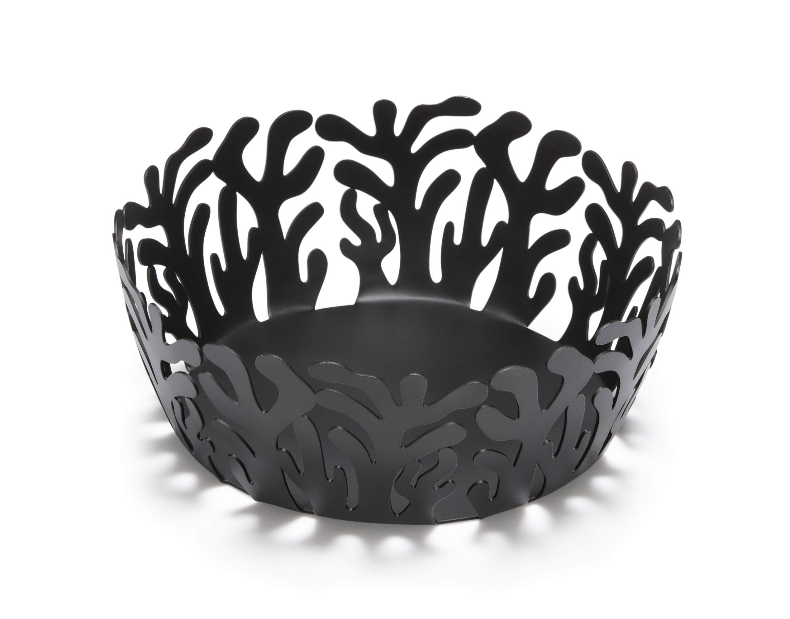 Decorative Mango Steam Fruit Basket for Vegetables & Candy - Coral & Black Colors | Perfect for Kitchen, Dining Table, Party Decor & Gift Giving