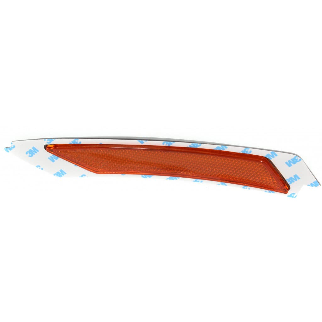 BMW 3-Series 2006-2012 Front Bumper Reflector - Driver Side Replacement for Sedan & Wagon | CAPA Certified | Fits Part Numbers BM1084102, BM1084102C, 191275353851, 63147205397 | Easy Installation & Enhanced Night Visibility for Safe Driving