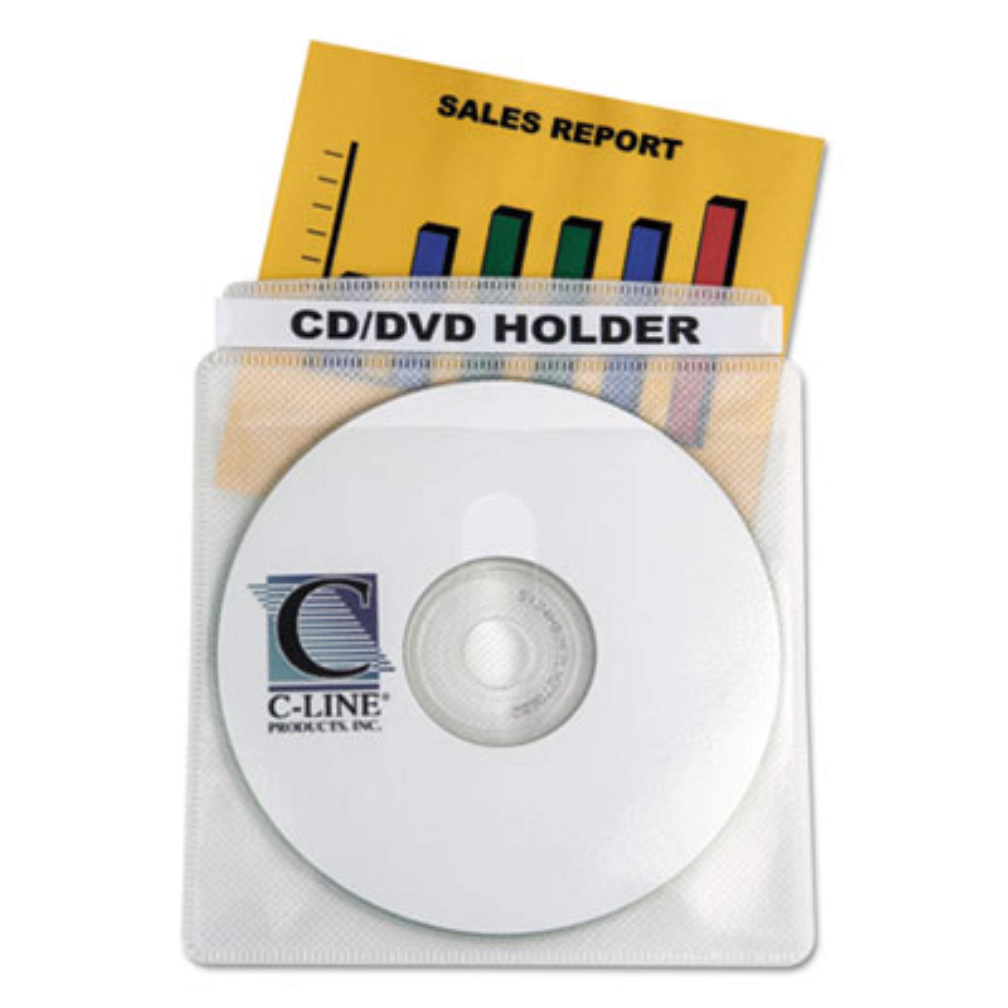 Premium C-Line 61988 Deluxe CD/DVD Storage Cases - 50 Pack | Secure Media Protection for Home, Office & Music Collections