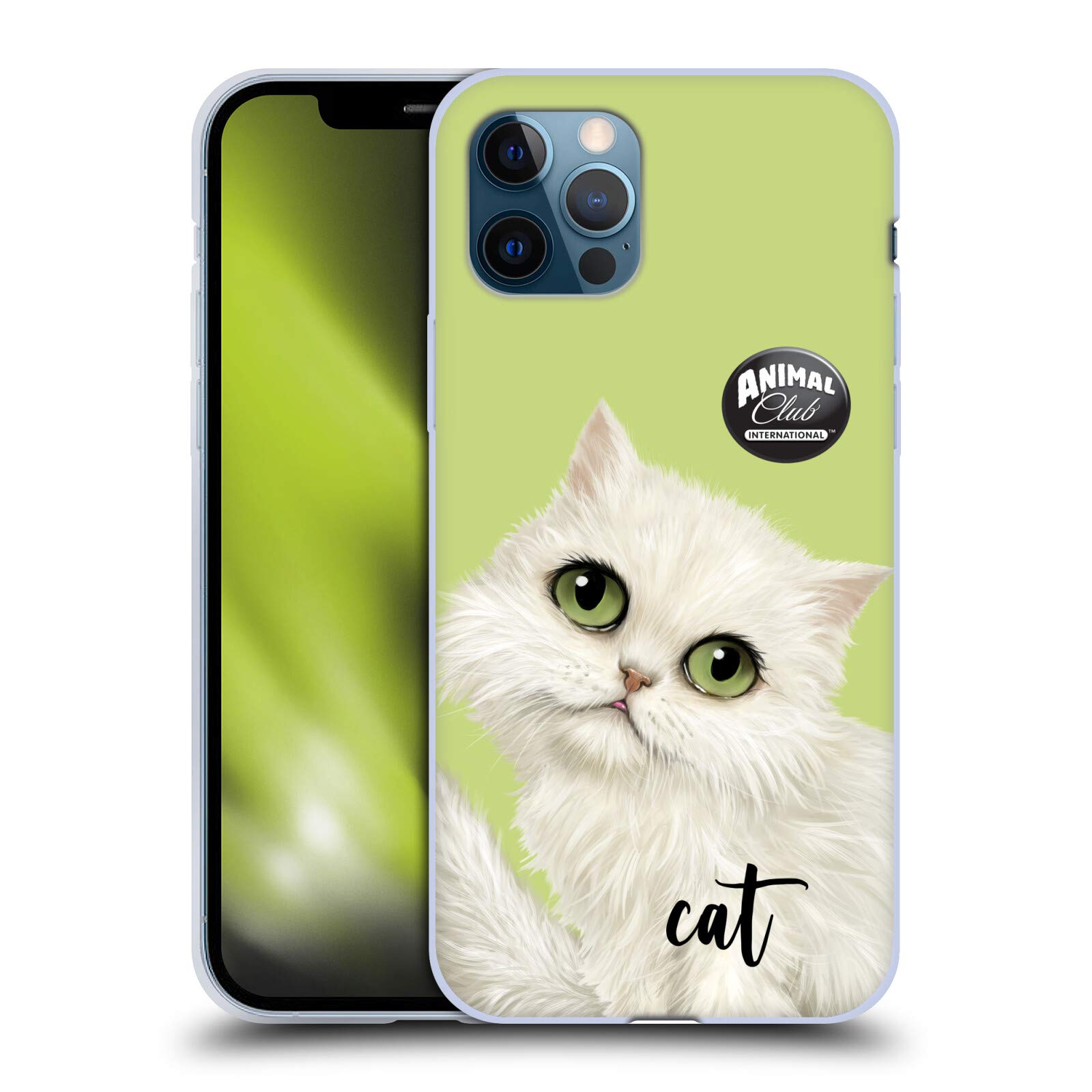 Head Case Designs Officially Licensed Animal Club British Shorthair Cat Soft Gel Phone Case - Cute Protective Cover for iPhone 12/12 Pro - Perfect Gift for Cat Lovers & Daily Use