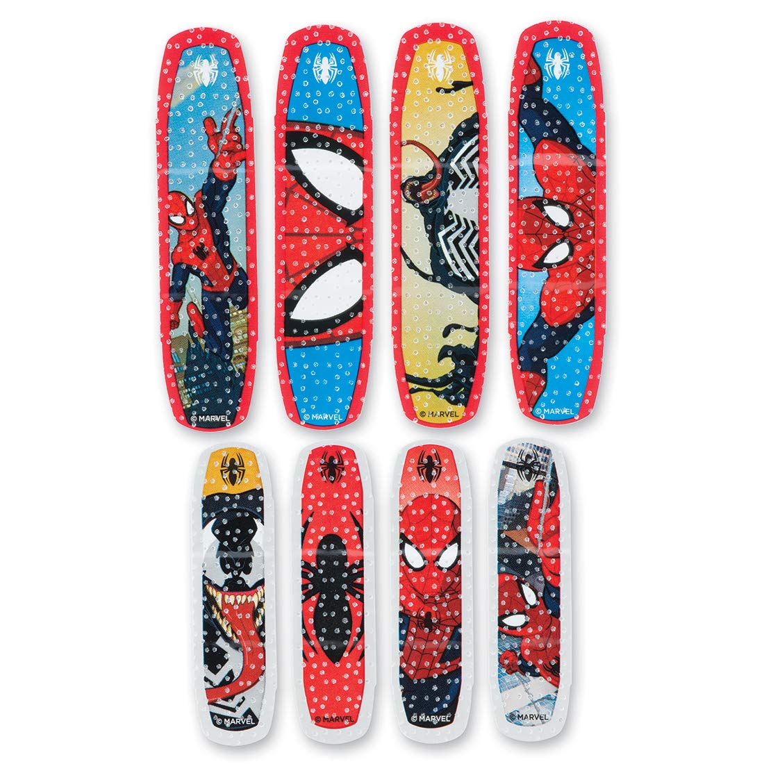 Spider-Man Bandages for Kids - 480 Count First Aid Kit Supplies - Adhesive Wound Care Band-Aids for Cuts & Scrapes - Perfect for School, Home, and Outdoor Activities