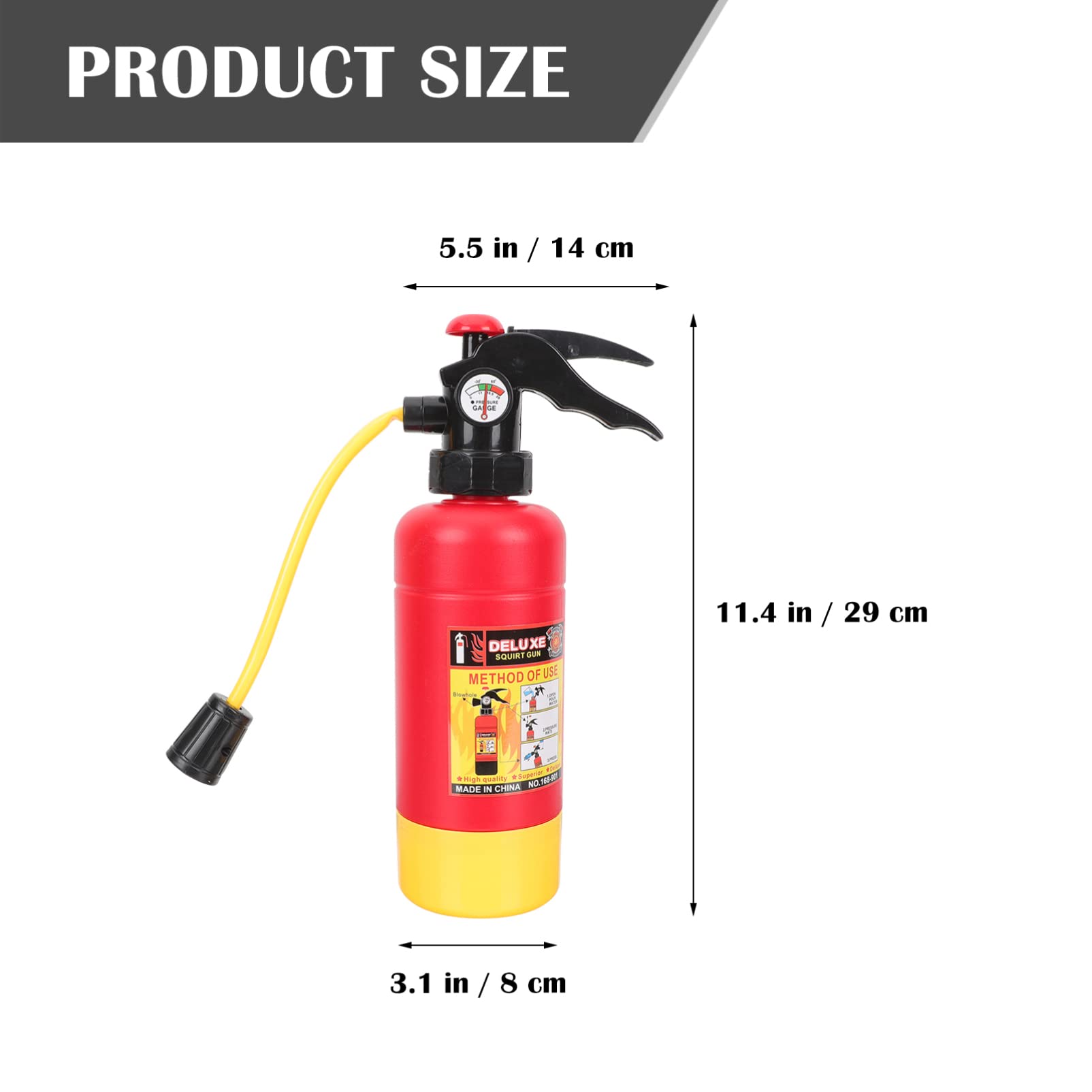 Cabilock Kids Water Gun Toy - Outdoor Water Shooter & Soaker for Summer, Beach, Backyard Play - Fun Water Extinguisher Toy for Children's Outdoor Activities