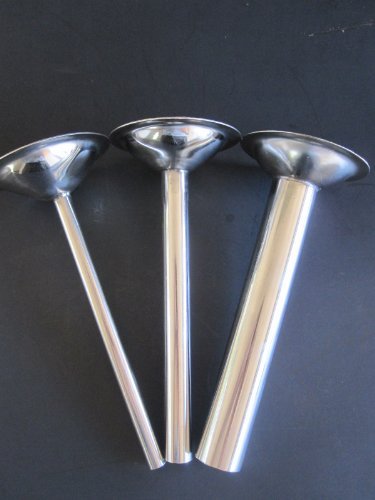 Premium #12 Stainless Steel Meat Grinder Sausage Stuffer Tubes - Compatible with LEM, Cabela's, Hobart, MEAT, Northern Tool & Weston - Perfect for Home Butchering, Sausage Making & Food Processing