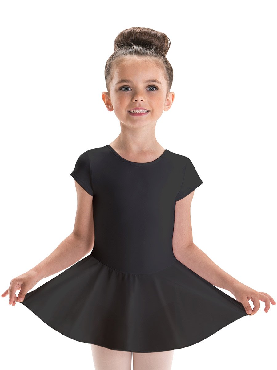 Motionwear Pink Heart Back Skirted Leotard 2237 - Ballet Dancewear for Girls & Women | Perfect for Ballet Class, Recitals & Performances