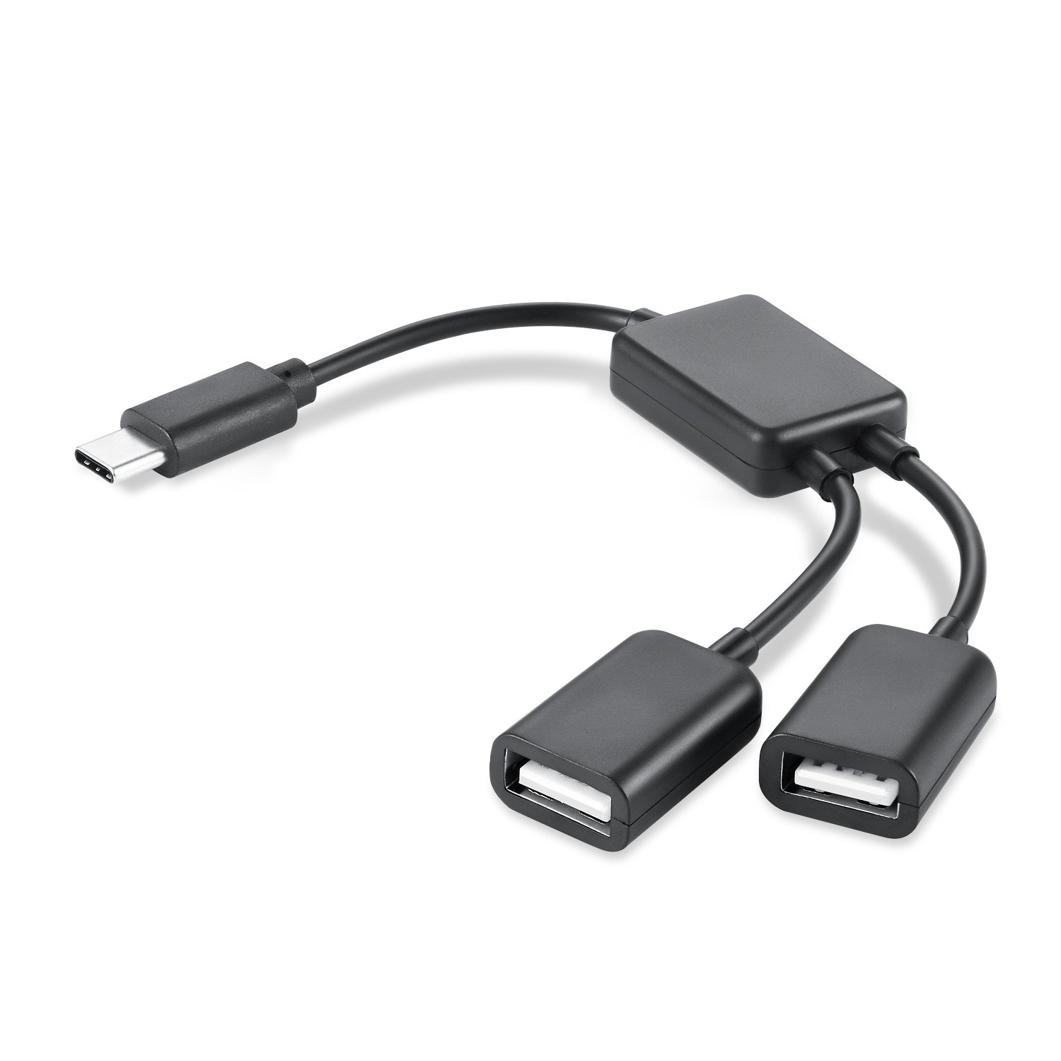 TYPC USB C to Dual USB 2.0 Splitter Adapter - 2-Port USB Type C Female to USB 2.0 Hub Converter for MacBook Pro, Google Pixel, Galaxy S9/S8/Note 8 - Perfect for Charging & Data Transfer at Home/Office/Travel