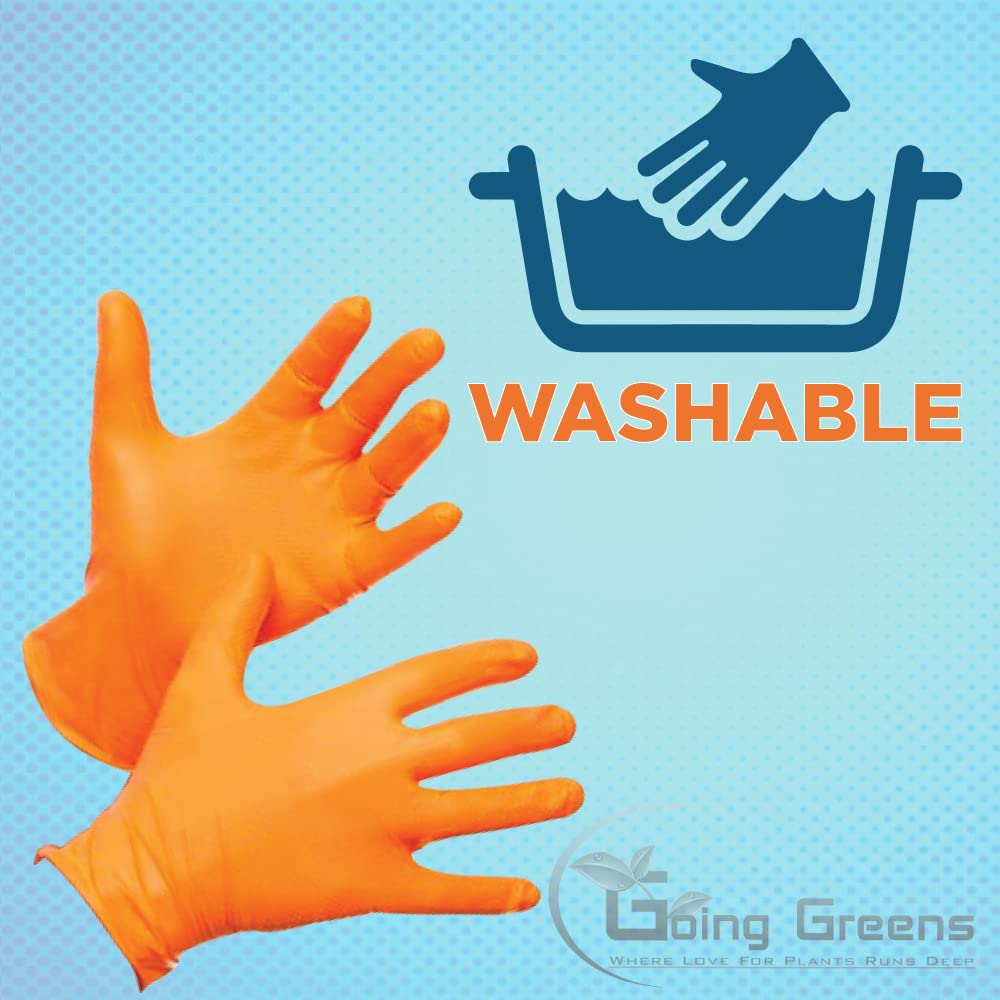 Heavy-Duty Gardening Rubber Gloves - 12 Inch Long, Reusable & Water-Resistant - Non-Slip Grip for Gardening, Farming, Landscaping & Household Cleaning (XL, 1 Pair) - Perfect for Planting, Weeding & Outdoor Chores