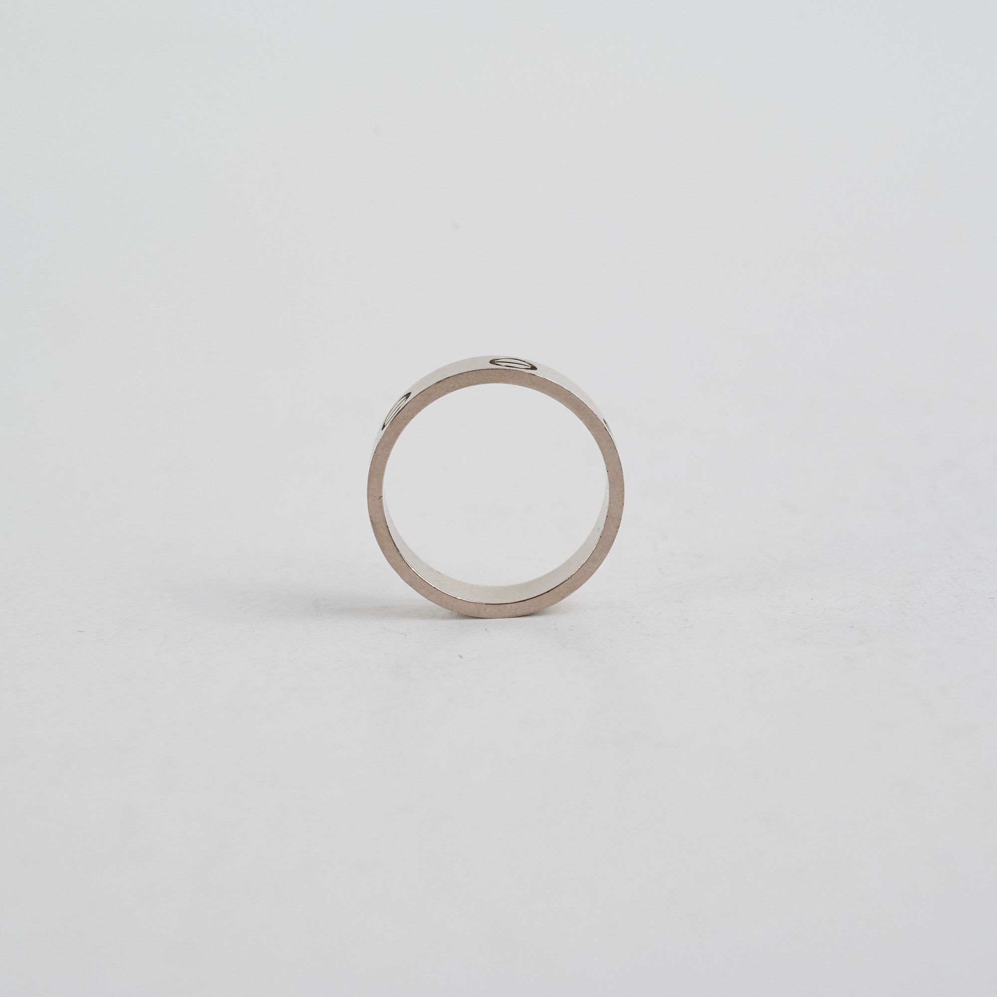 Cartier Love Ring 18K White Gold Size 58 - Luxury Wedding Band for Women & Men, Perfect for Anniversaries & Romantic Gifts