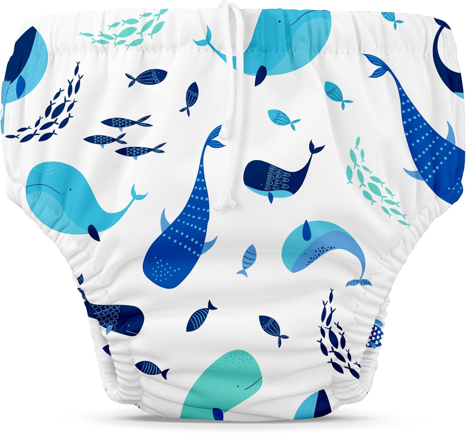 Reusable Swim Diaper with Drawstring - Large Size for Babies & Toddlers | Perfect for Pool, Beach & Water Play