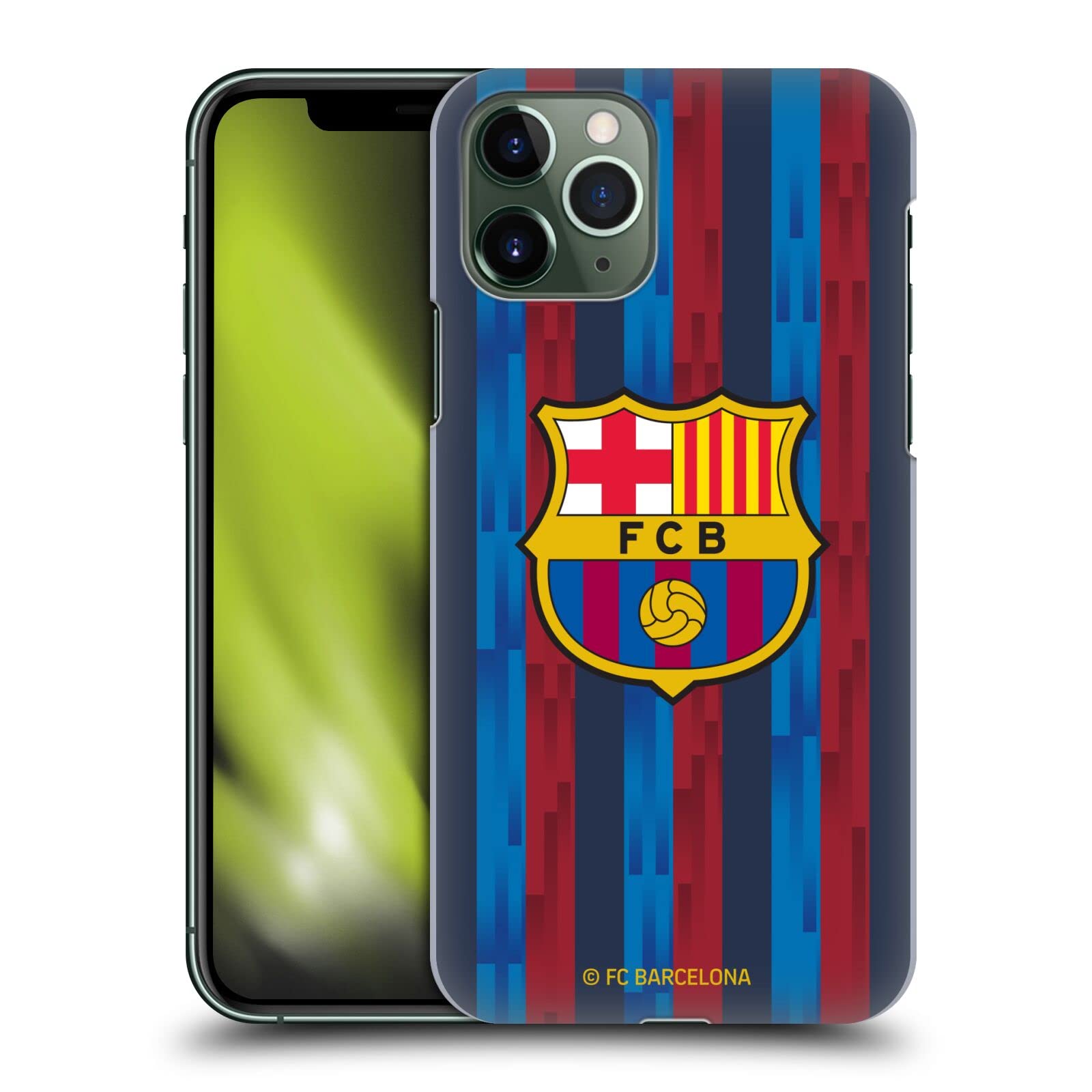 FC Barcelona 2022/23 Home Crest iPhone 11 Pro Case - Officially Licensed Hard Back Cover by Head Case Designs for Sports Fans & Travel Protection